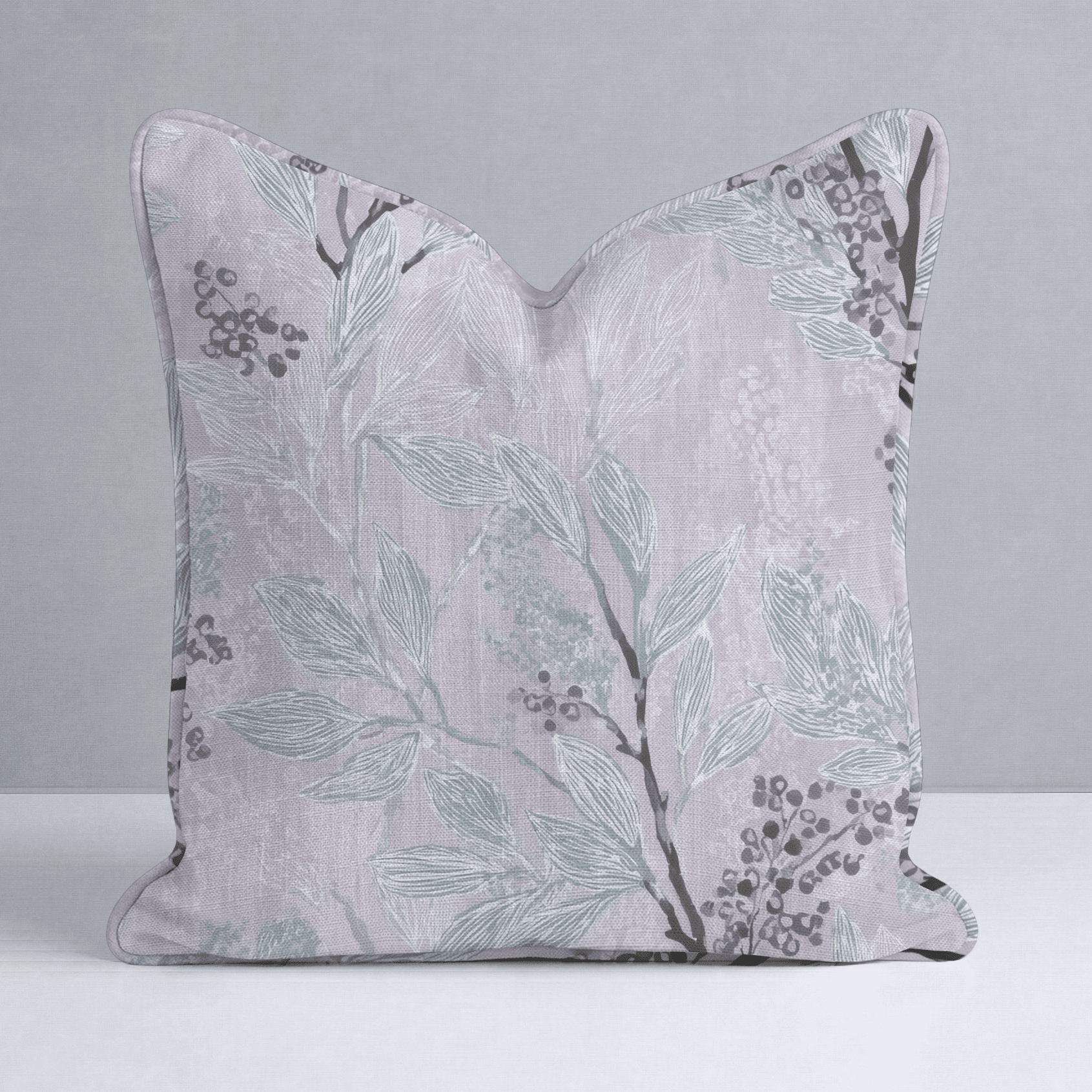 Aster Branches Throw Pillow - Benton Lane Home - Lemon Park