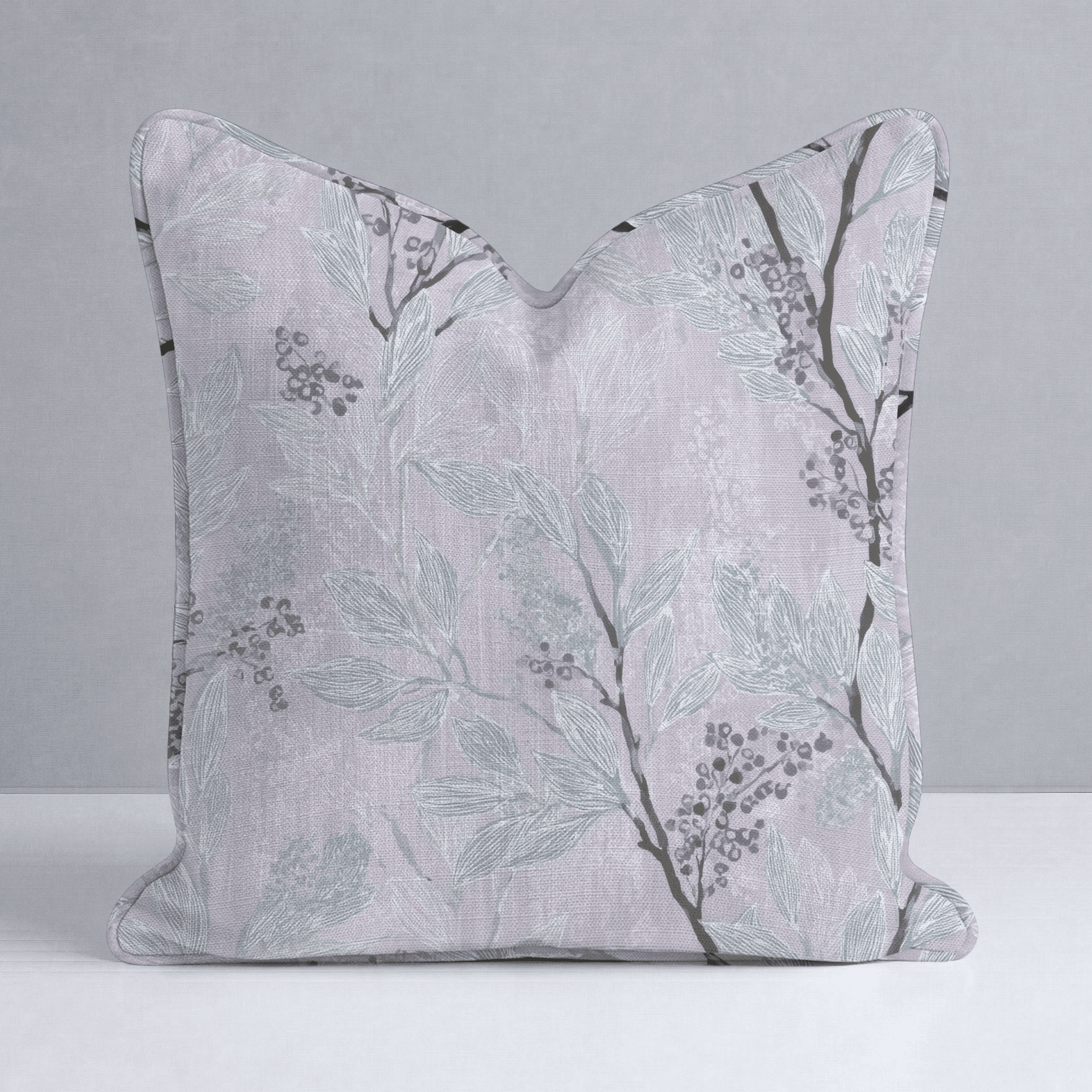 Aster Branches Throw Pillow - Benton Lane Home - Lemon Park