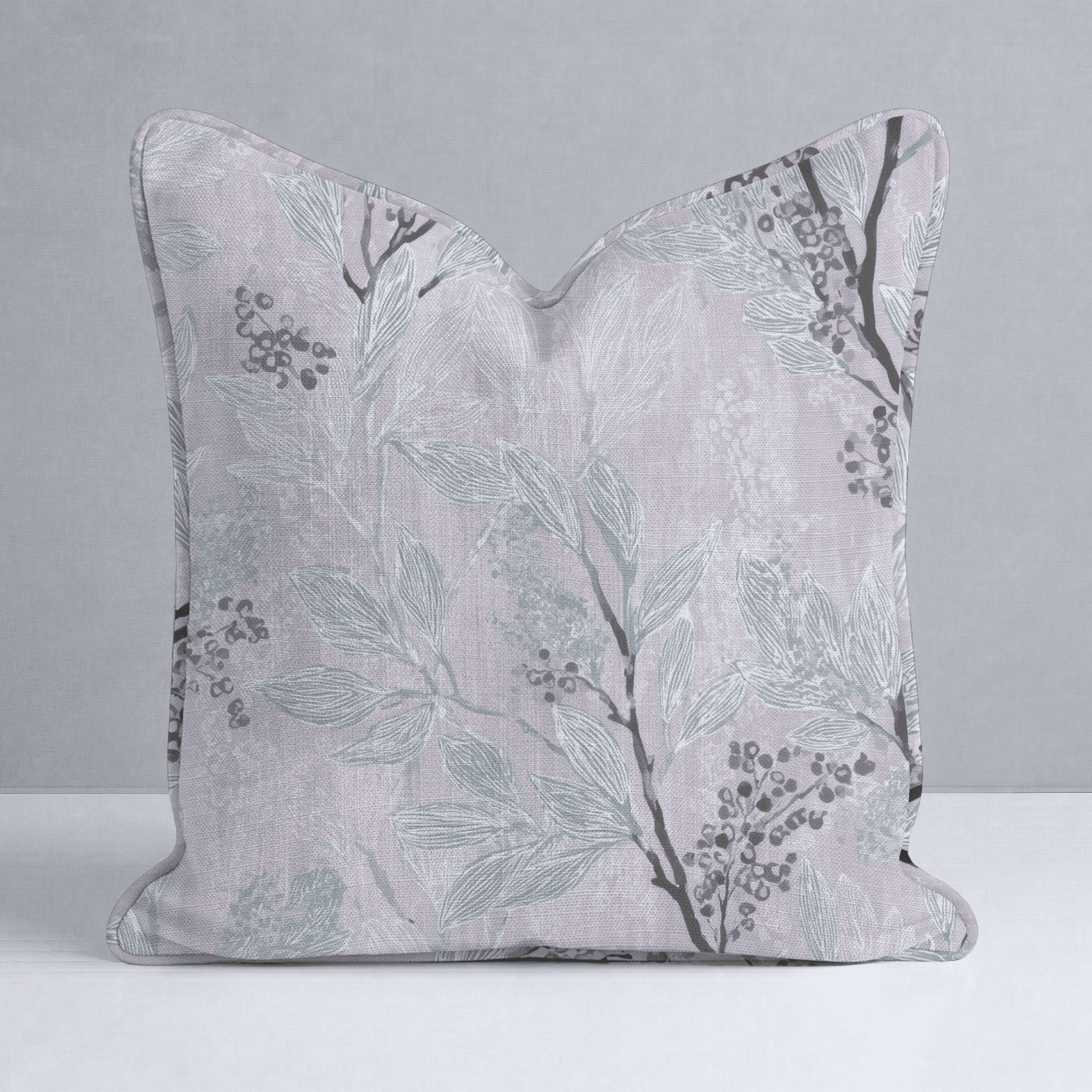 Aster Branches Throw Pillow - Benton Lane Home - Lemon Park