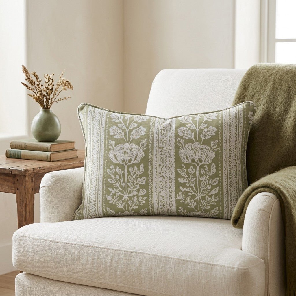Atelier Rose Throw Pillow - Benton Lane Home - Lemon Park
