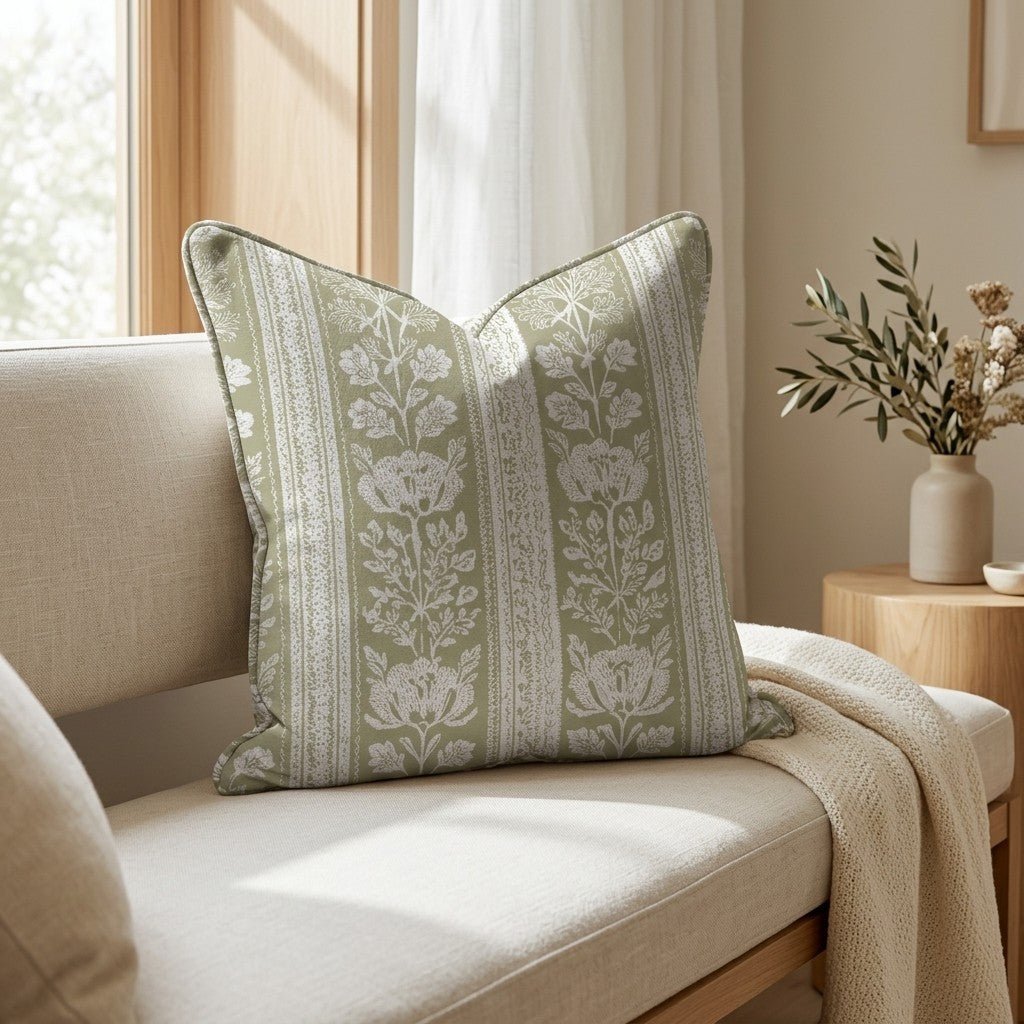 Atelier Rose Throw Pillow - Benton Lane Home - Lemon Park