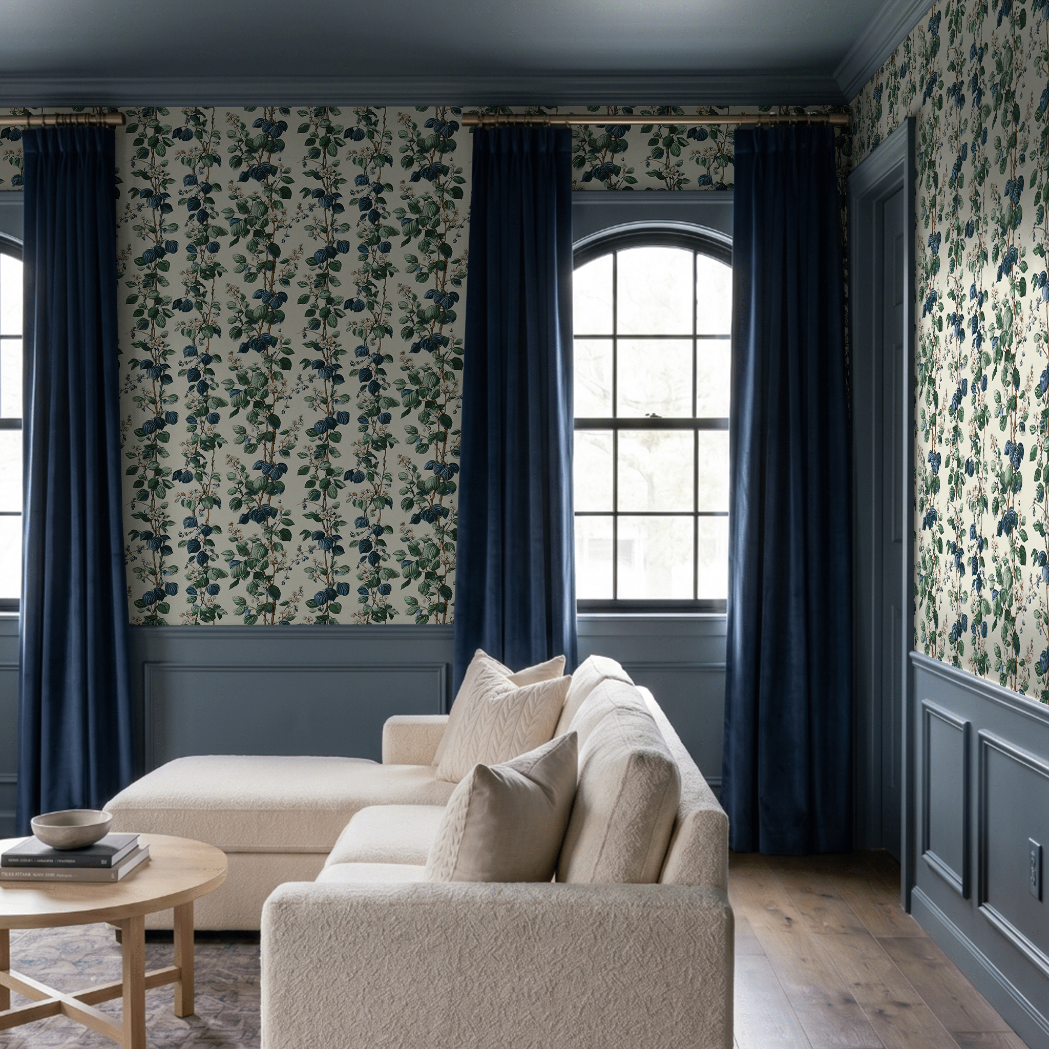 Aubrey Vines Wallpaper - Benton Lane Home - Painted Paper