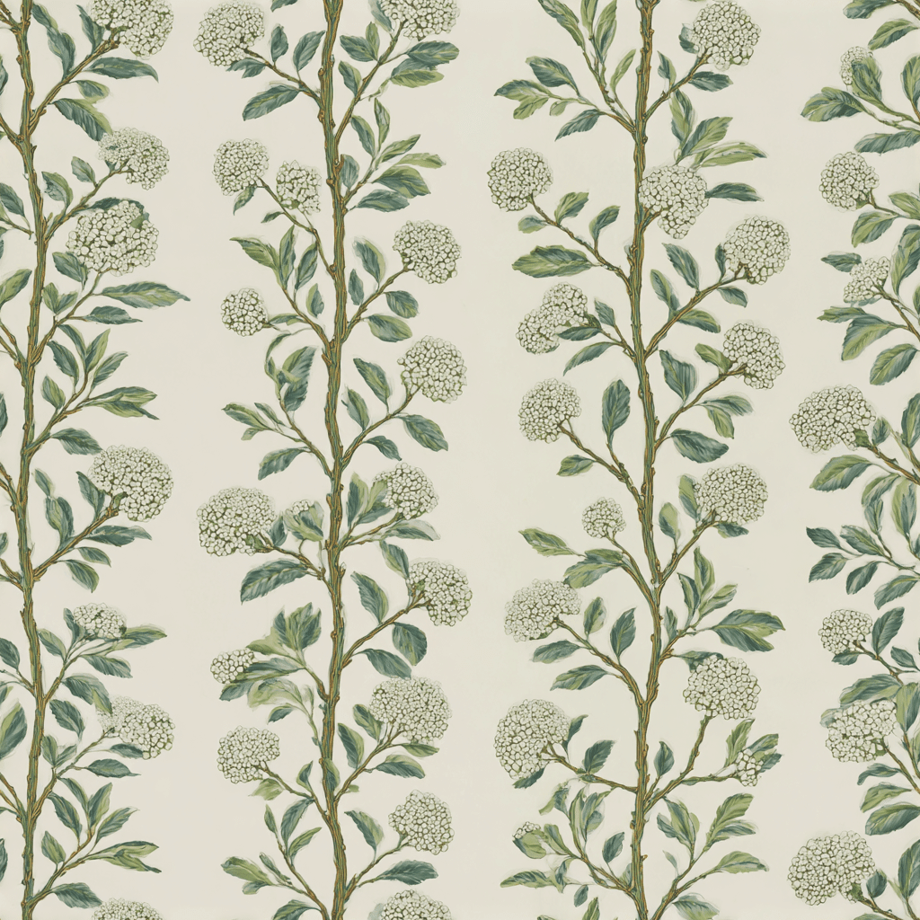Auggie Hydrangeas Wallpaper - Painted Paper