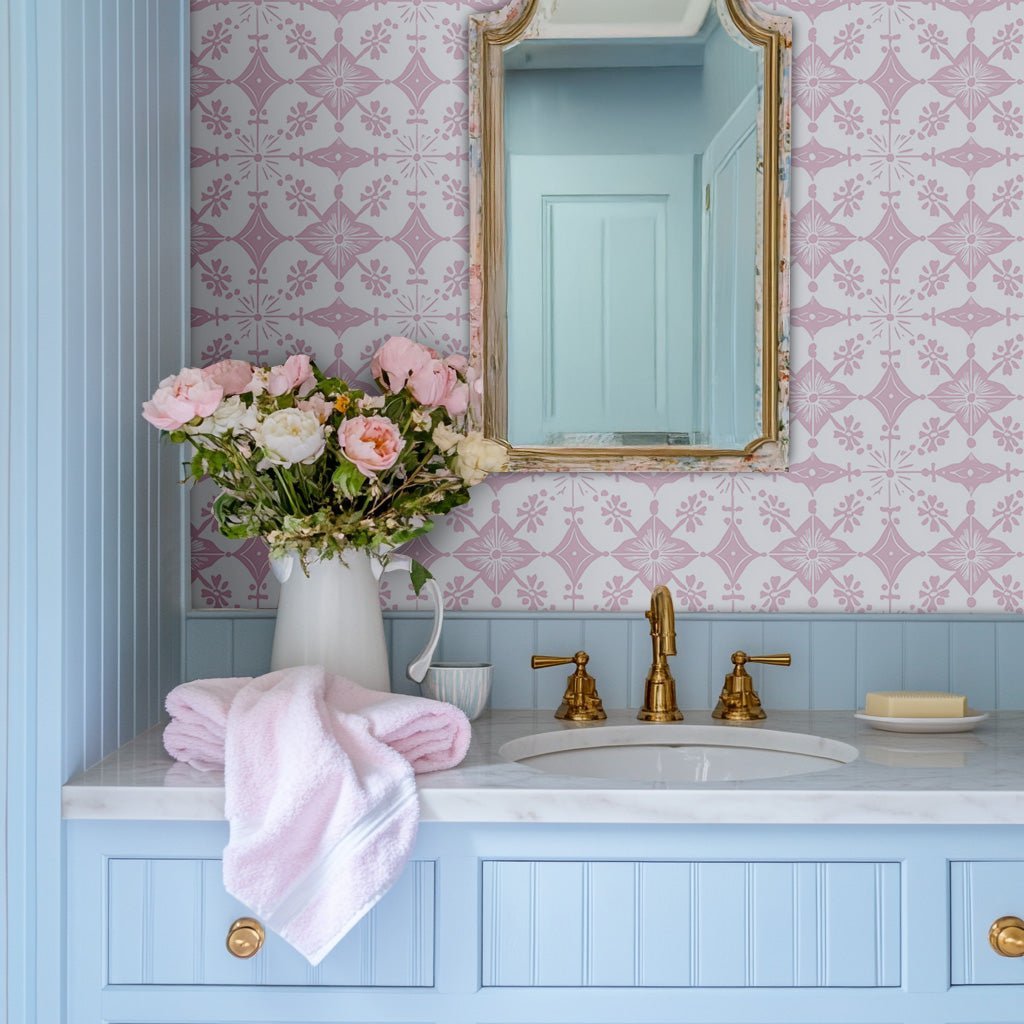 Auralie Wallpaper - Painted Paper