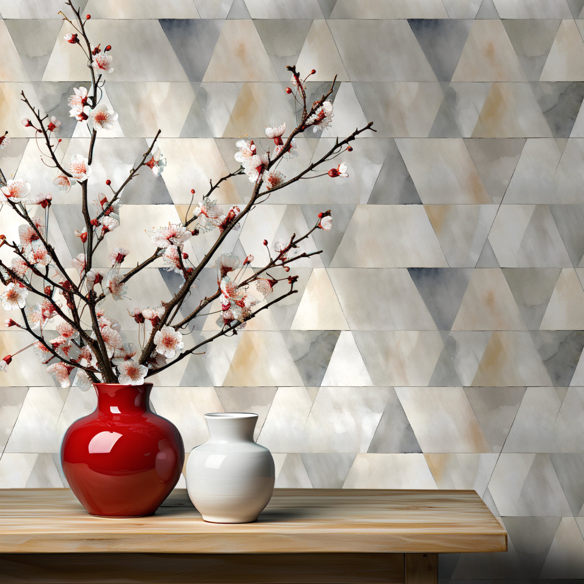 Aurora Abstract Wallpaper - Painted Paper