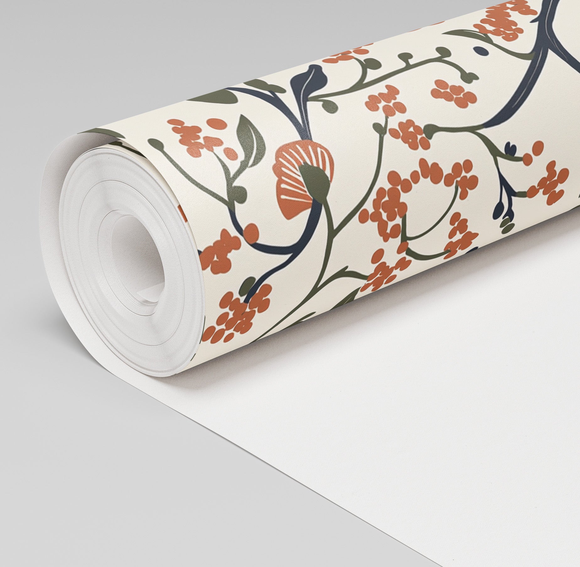 Autumn Thicket Wallpaper - Painted Paper