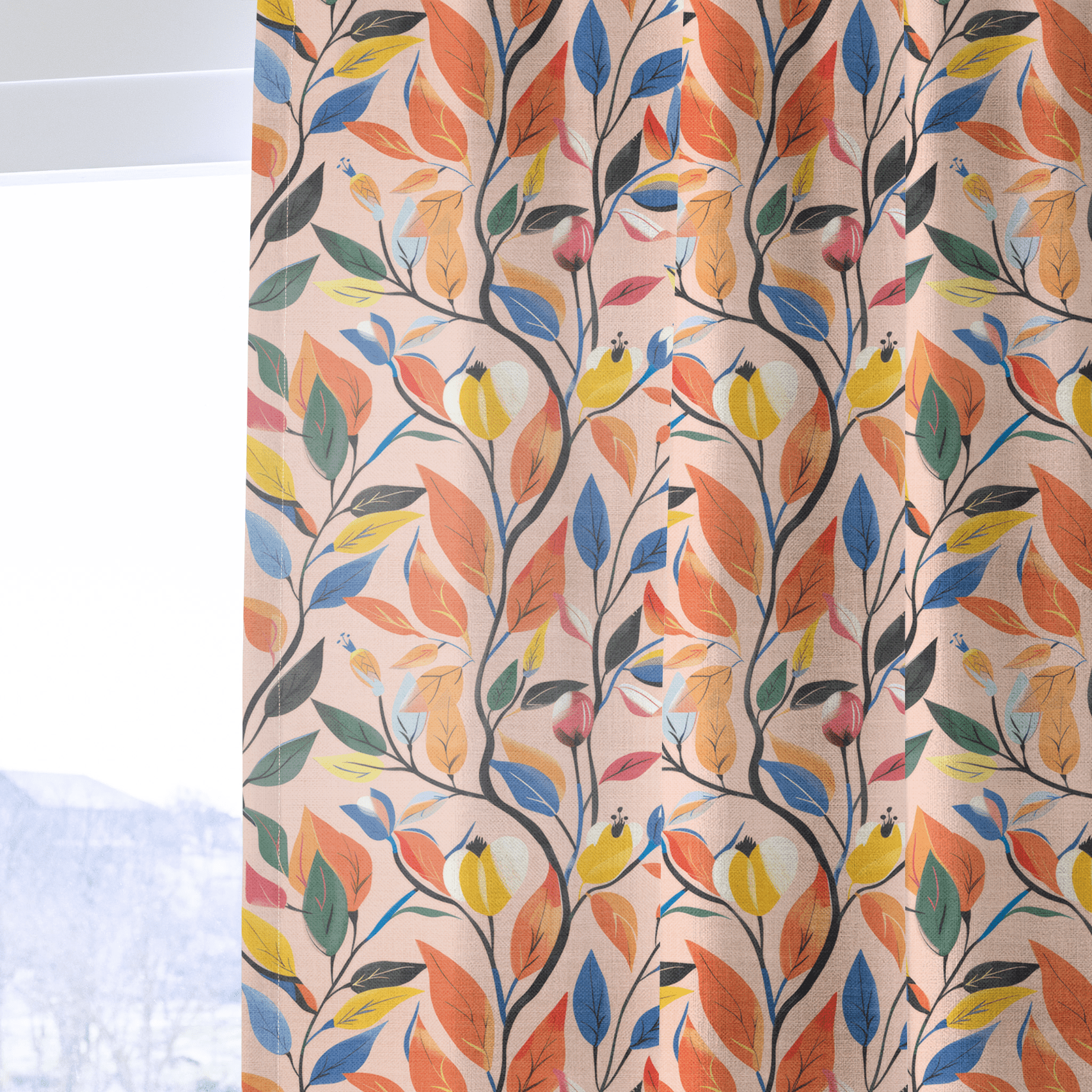 Autumn Whisper - Drapery - Benton Lane Home - Lemon Park