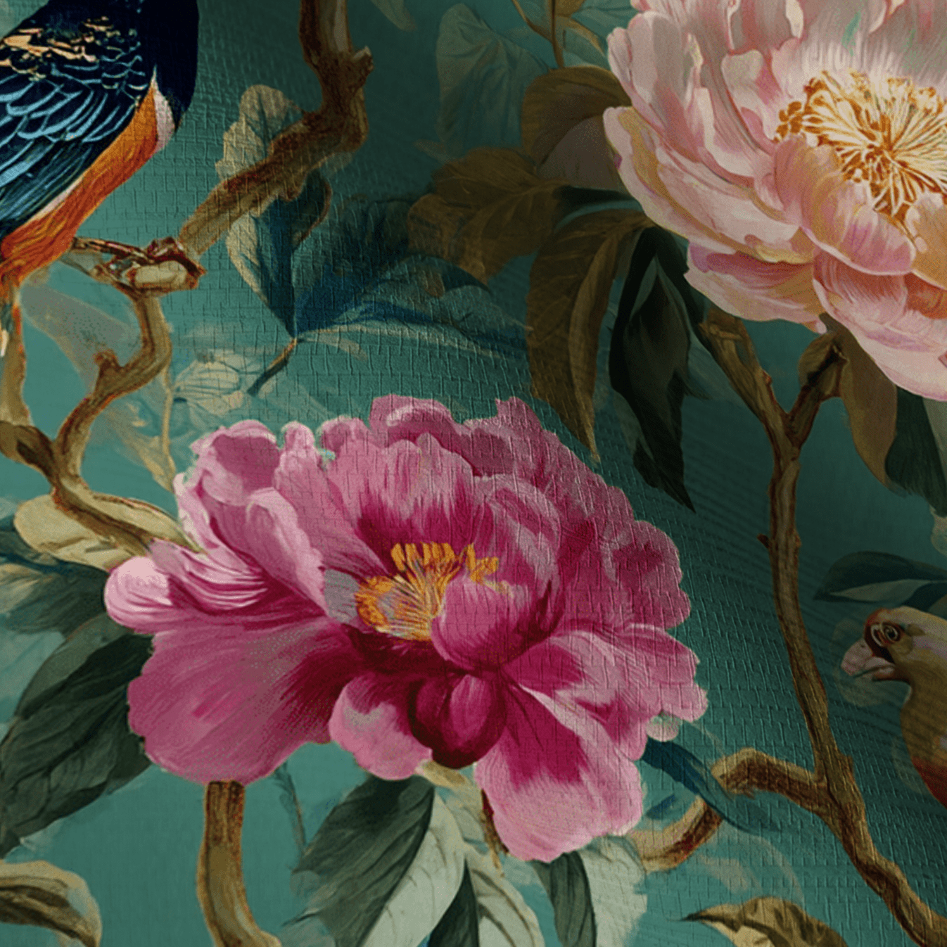 Aviara Faux Grasscloth Wallpaper - Benton Lane Home - Painted Paper
