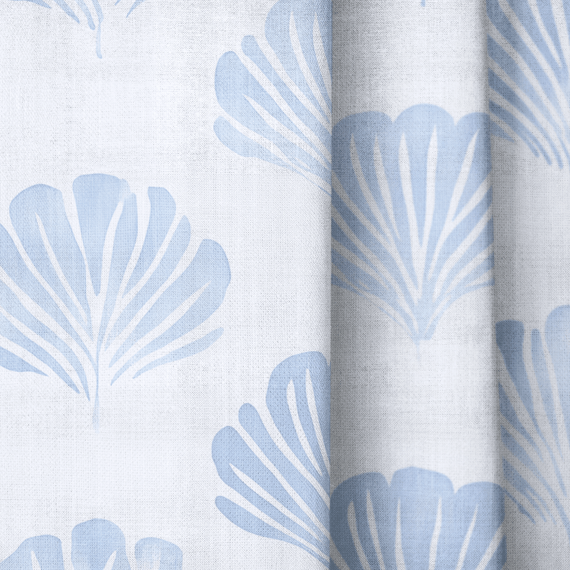 Azure Coastline - Drapery - Benton Lane Home - Lemon Park