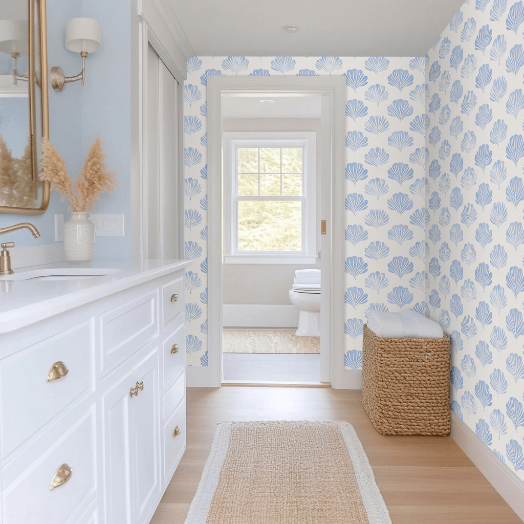 Azure Coastline Wallpaper - Benton Lane Home - Lemon Park