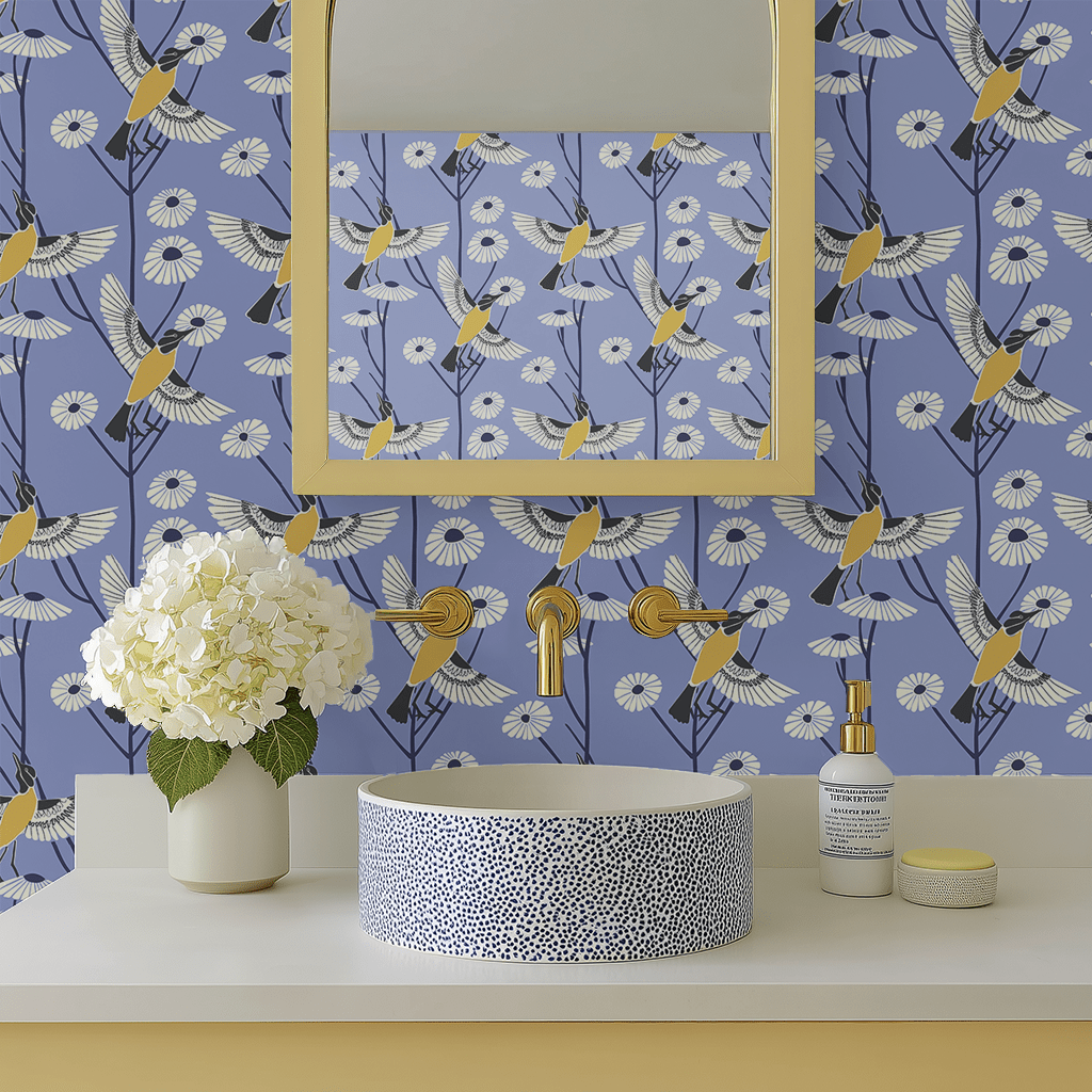Babette's Blooms Wallpaper - Benton Lane Home - Painted Paper