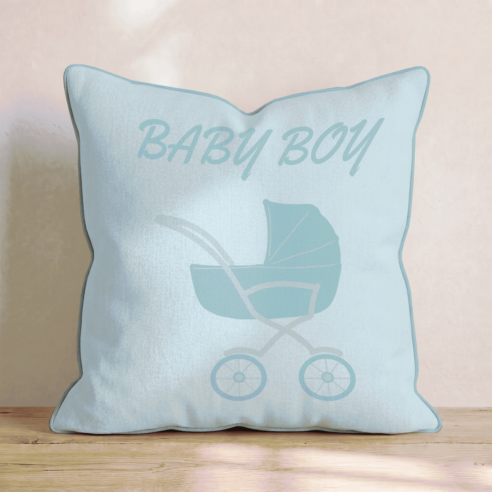 Baby Boy Throw Pillow - Benton Lane Home - Hillcroft Home