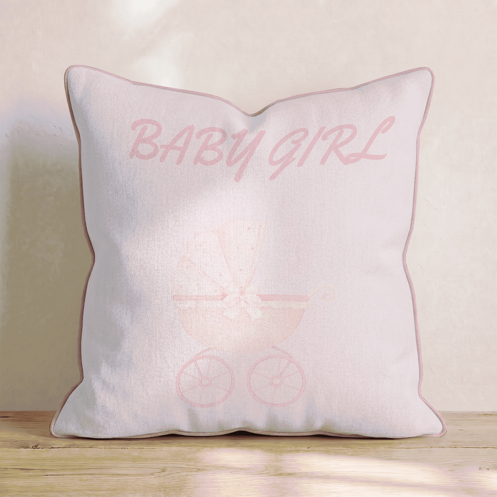 Baby Girl Throw Pillow - Benton Lane Home - Hillcroft Home