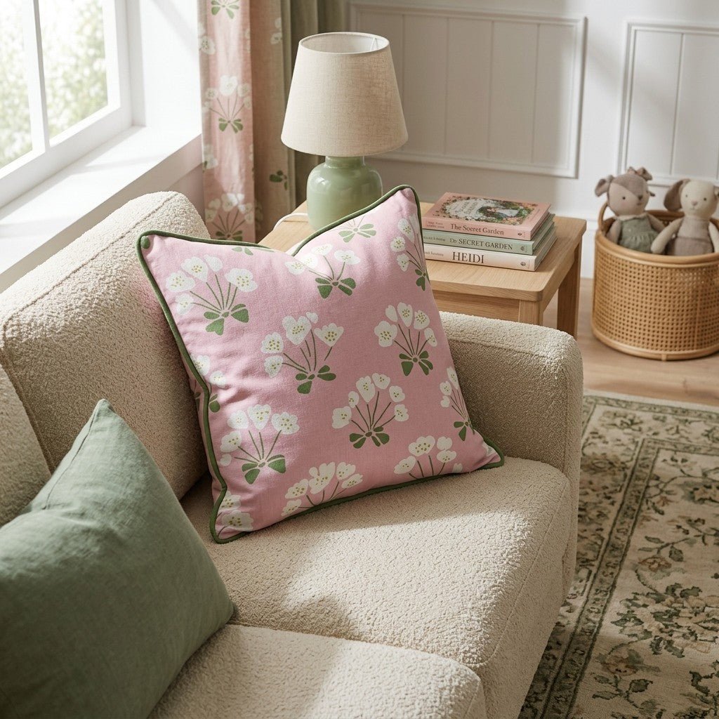 Baby's Breath Throw Pillow - Benton Lane Home - Hillcroft Home