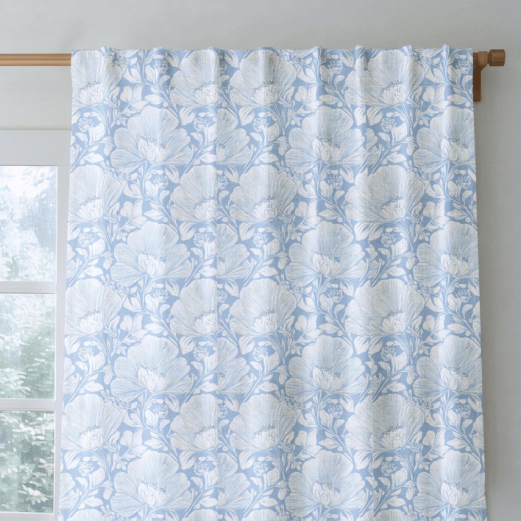 Bahamas Ocean - Drapery - Benton Lane Home - Lemon Park