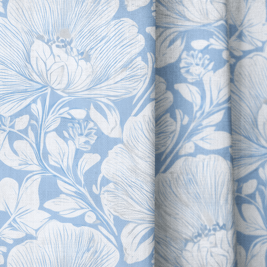 Bahamas Ocean - Drapery - Benton Lane Home - Lemon Park