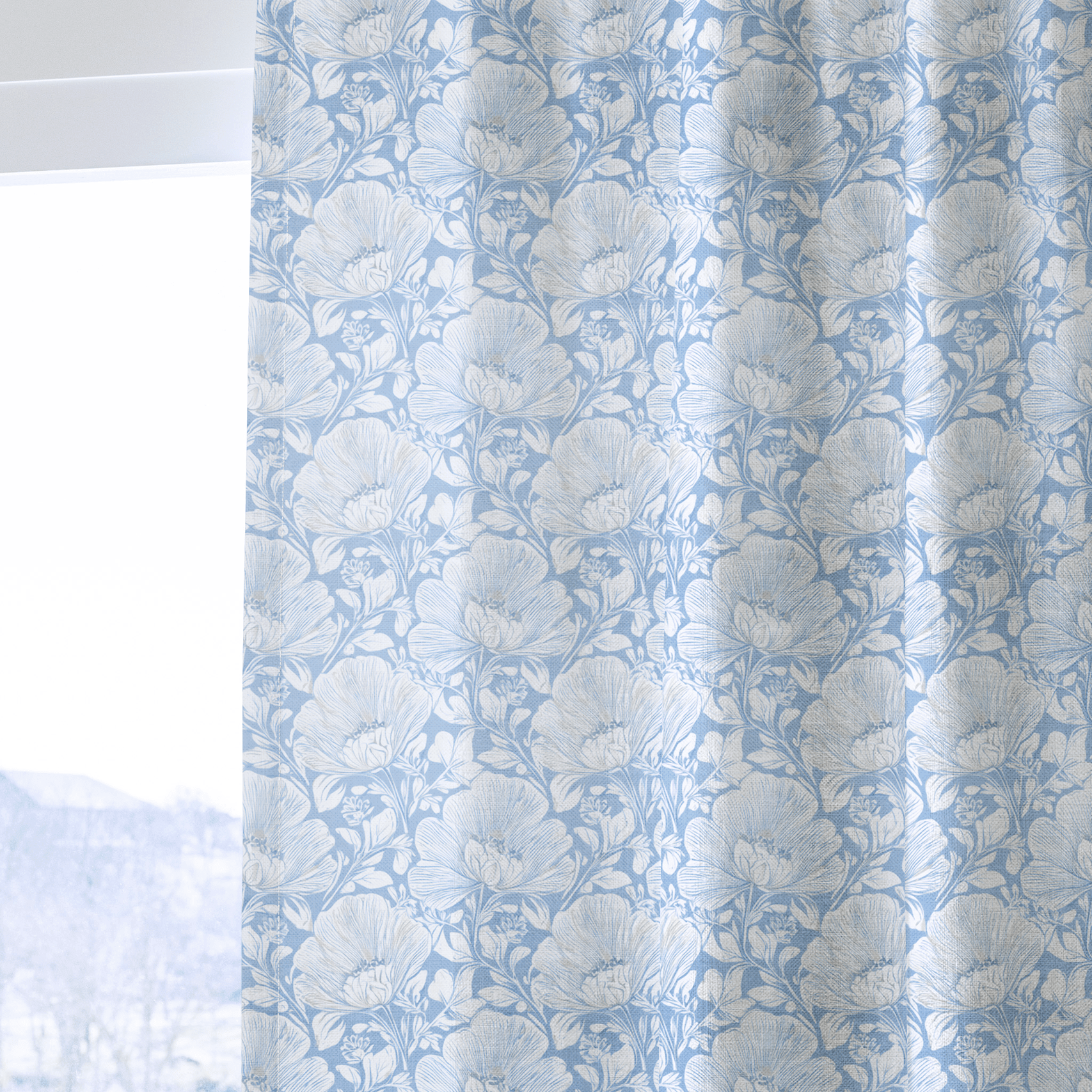 Bahamas Ocean - Drapery - Benton Lane Home - Lemon Park