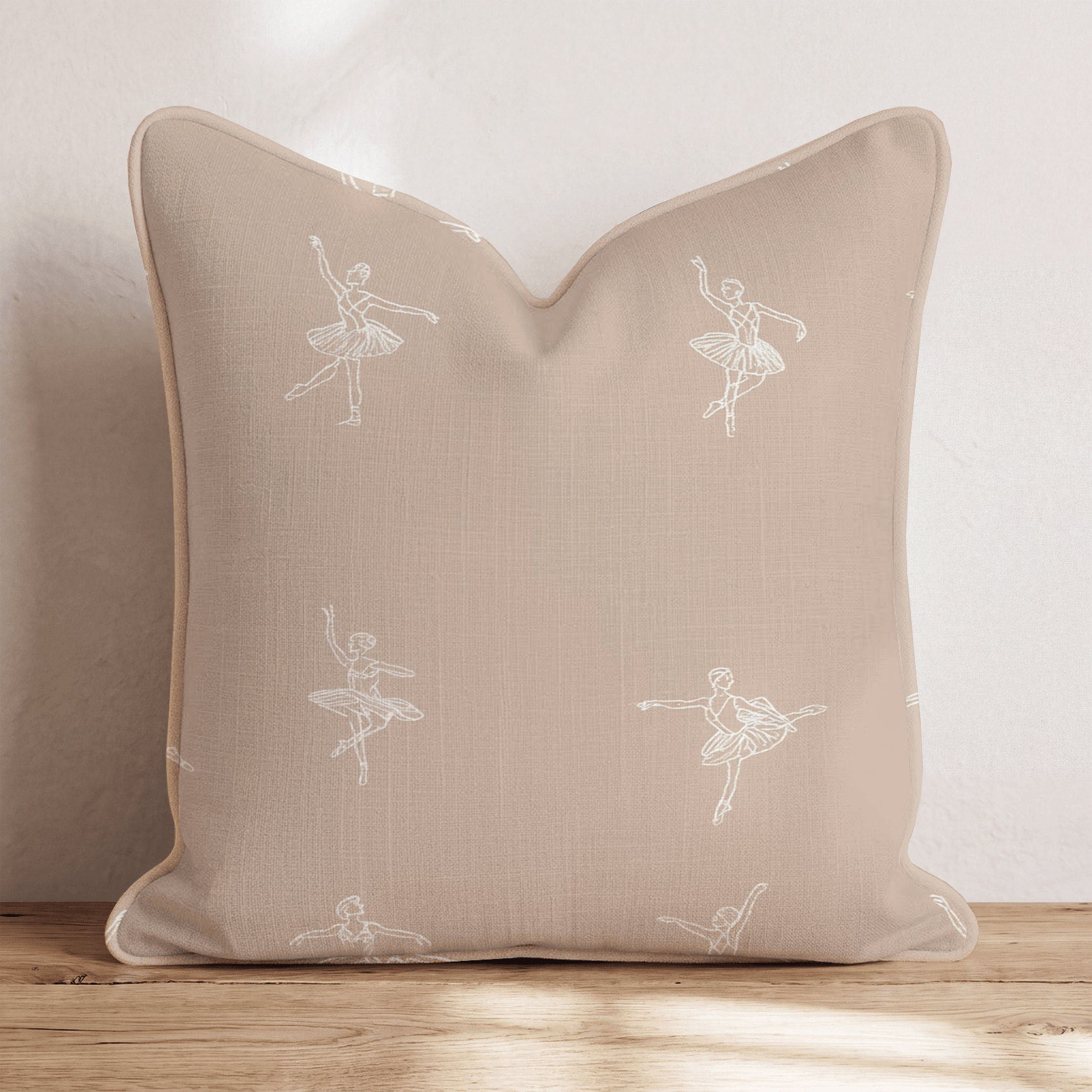 Ballet Sketches Throw Pillow - Benton Lane Home - Hillcroft Home