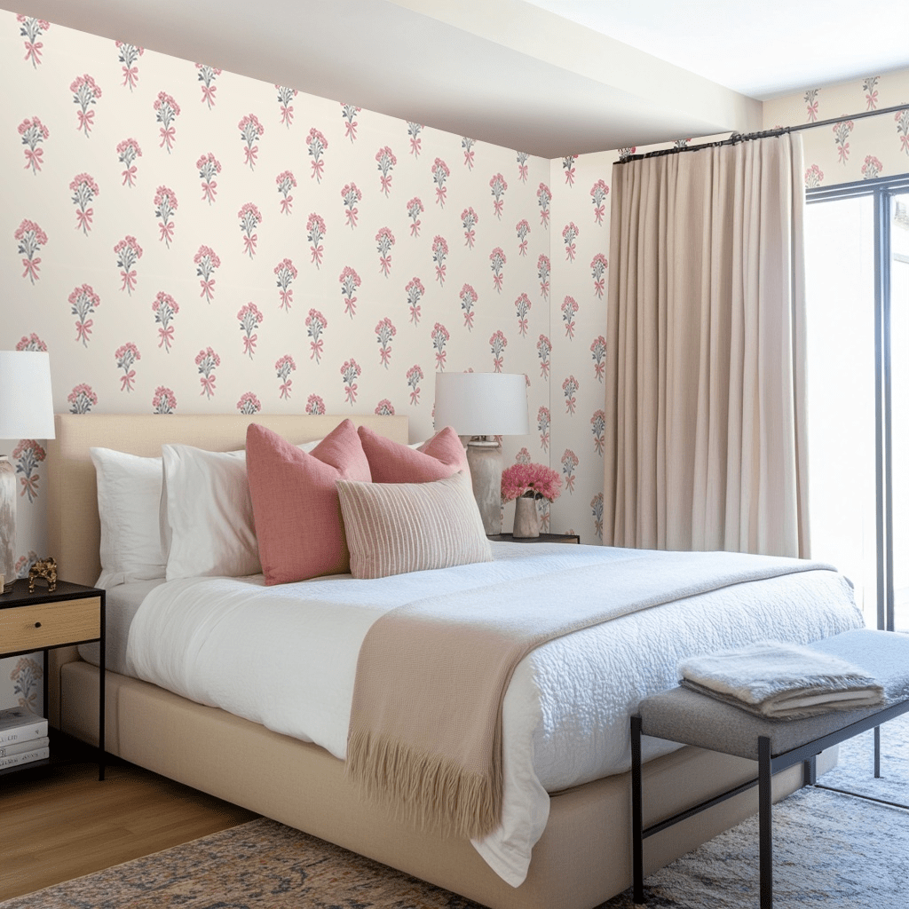 Bare Blossom Wallpaper - Benton Lane Home - Lemon Park