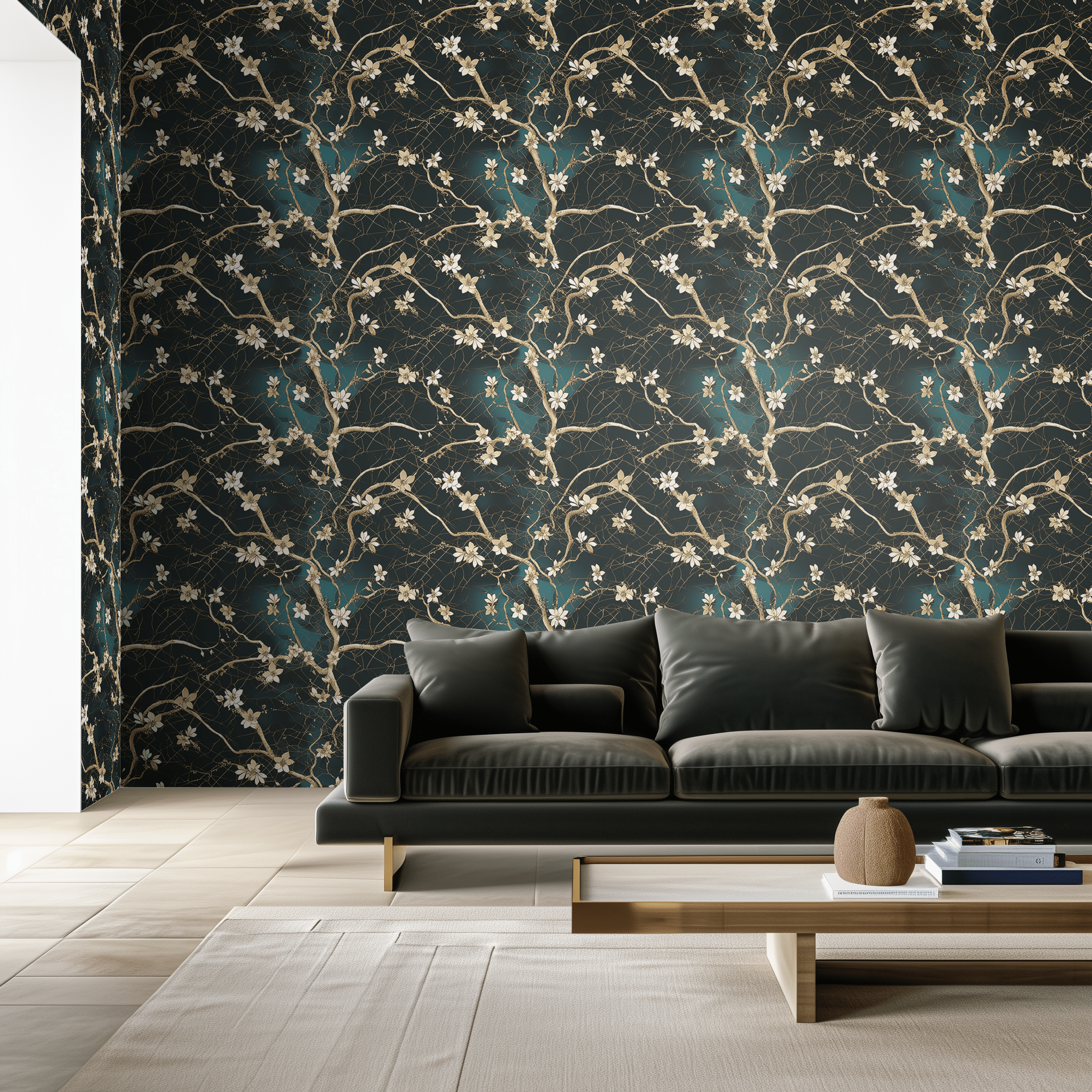 Baroque Lace Wallpaper - Benton Lane Home - Painted Paper