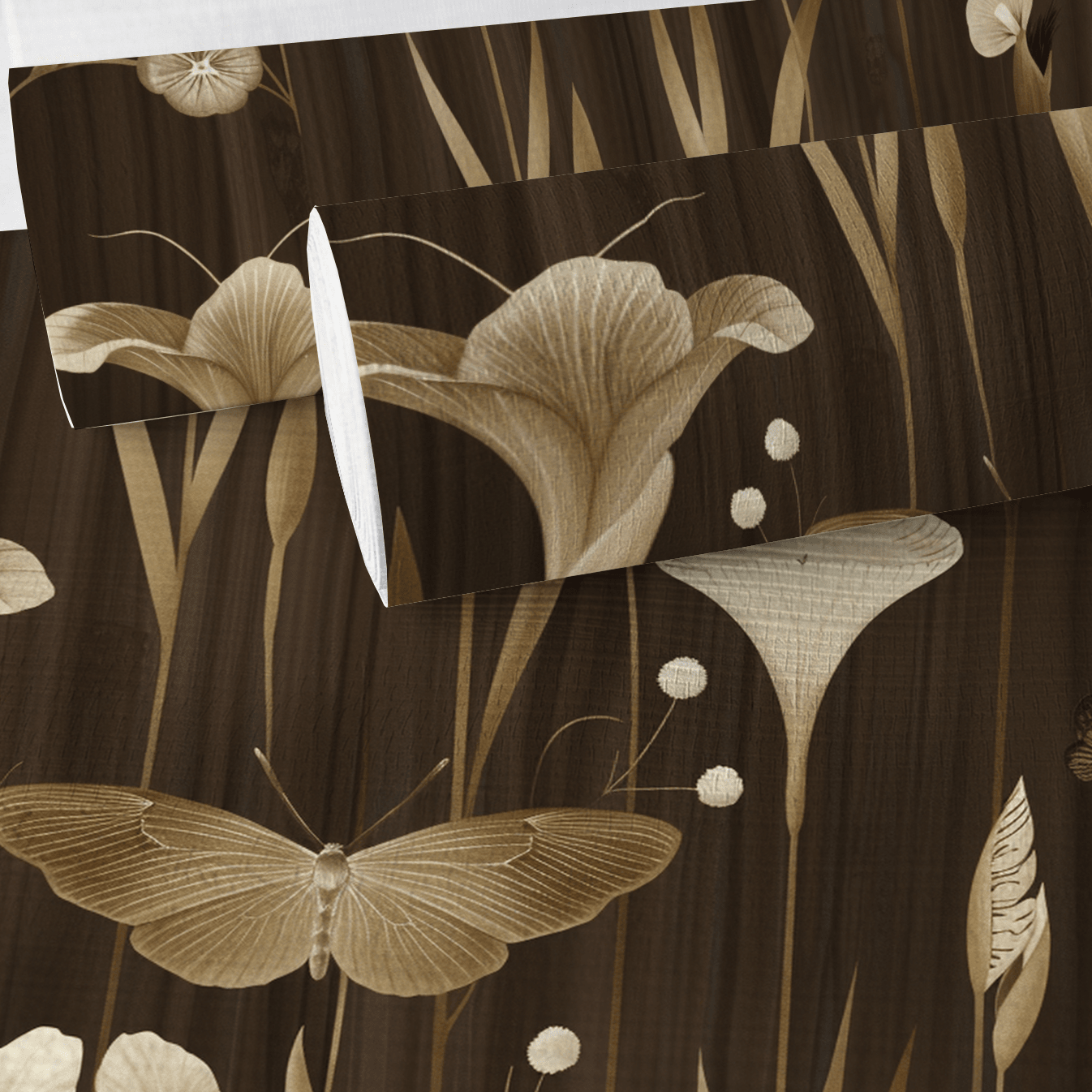 Barrel Oak Faux Grasscloth Wallpaper - Painted Paper