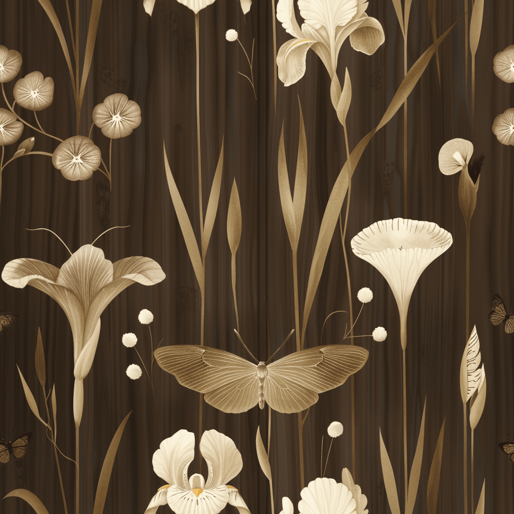 Barrel Oak Wallpaper - Benton Lane Home - Painted Paper