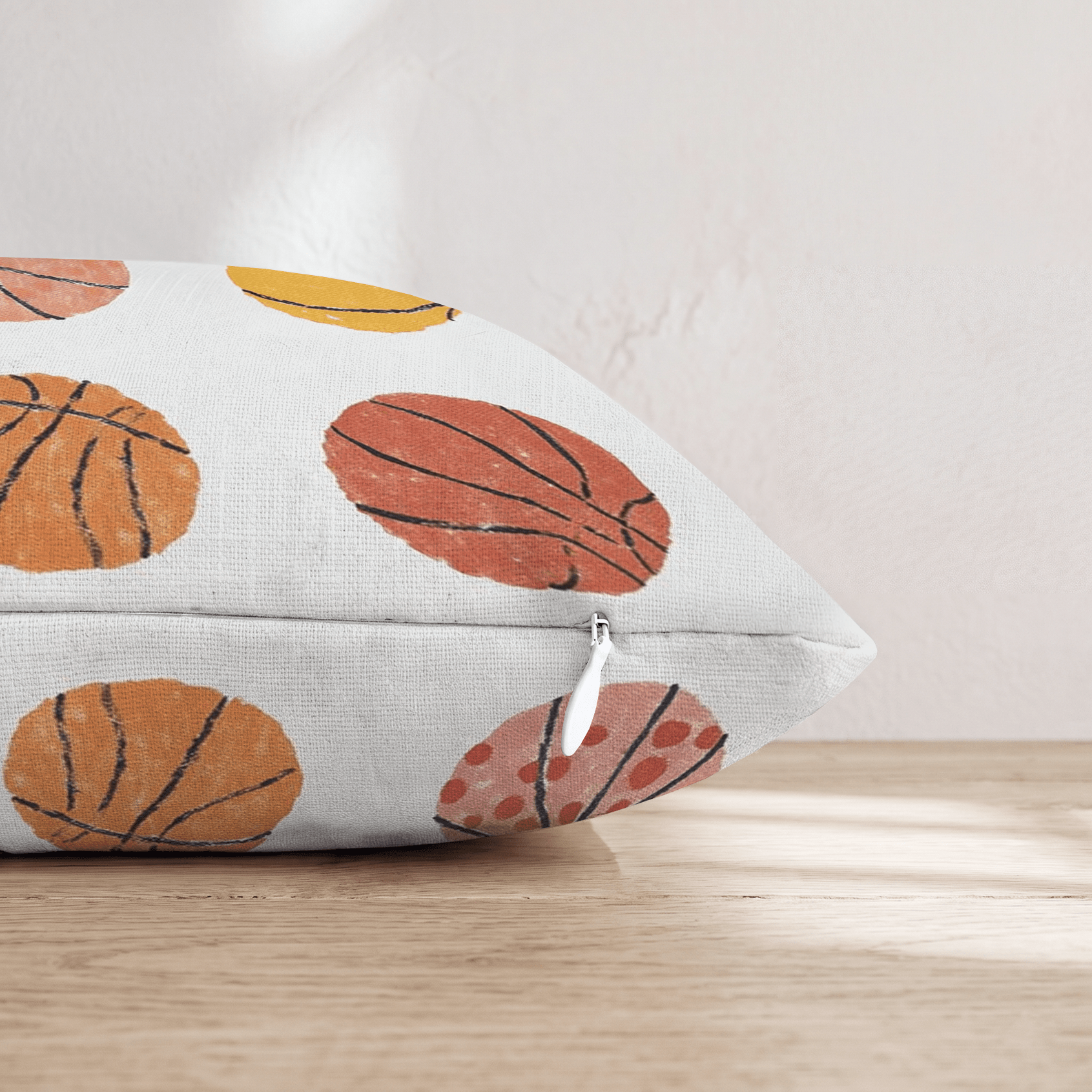Basketball Grid Throw Pillow - Hillcroft Home