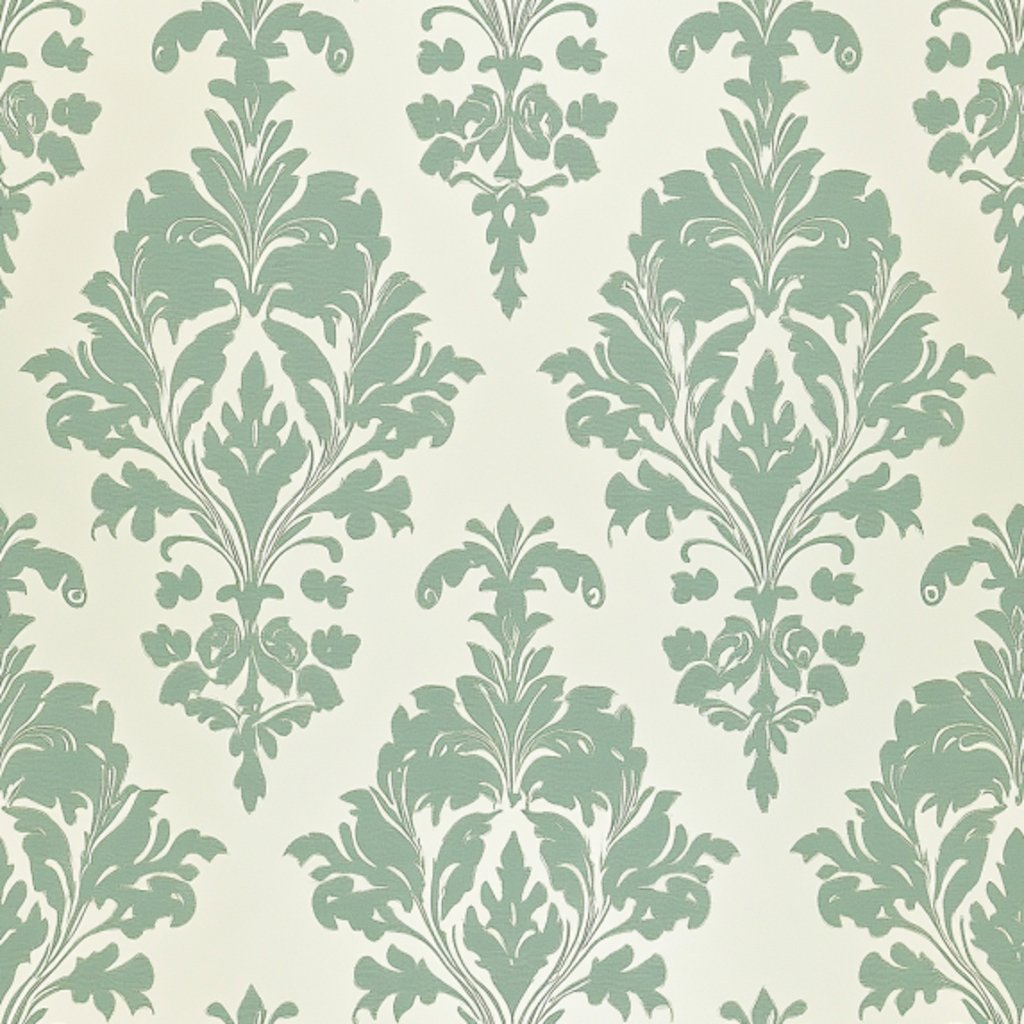 Bates Damask Wallpaper - Benton Lane Home - Painted Paper