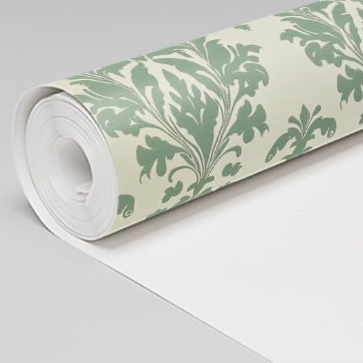 Bates Damask Wallpaper - Benton Lane Home - Painted Paper