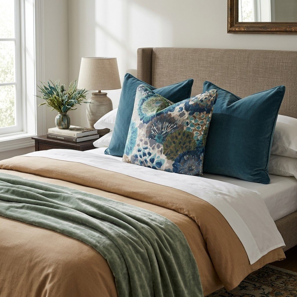 Beach Glass Throw Pillow - Benton Lane Home - Hillcroft Home