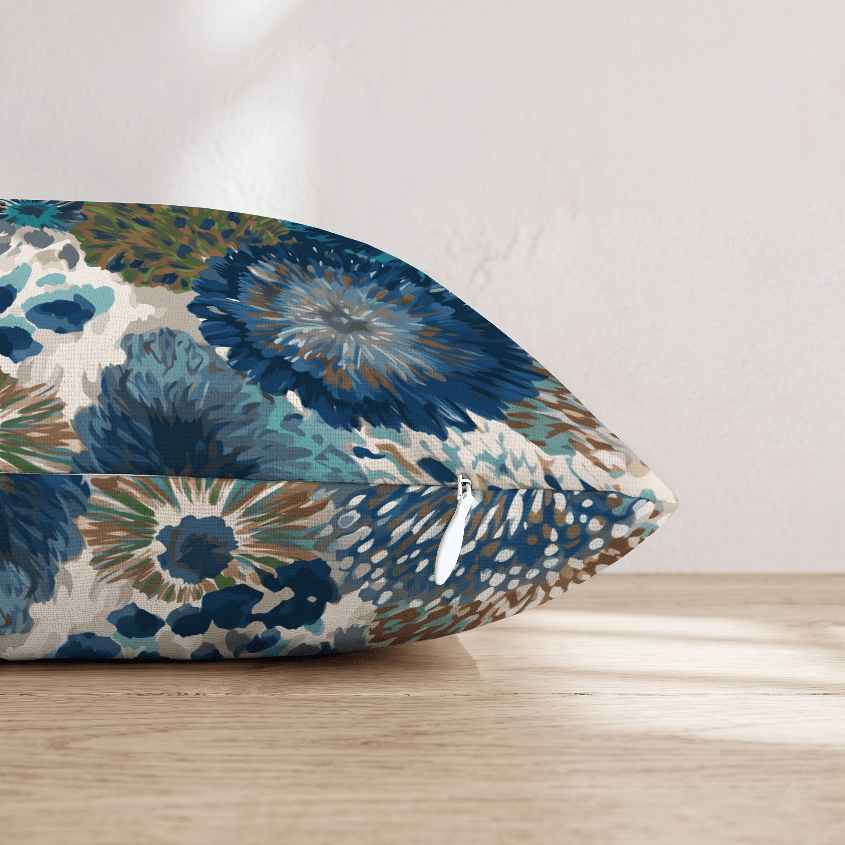 Beach Glass Throw Pillow - Hillcroft Home