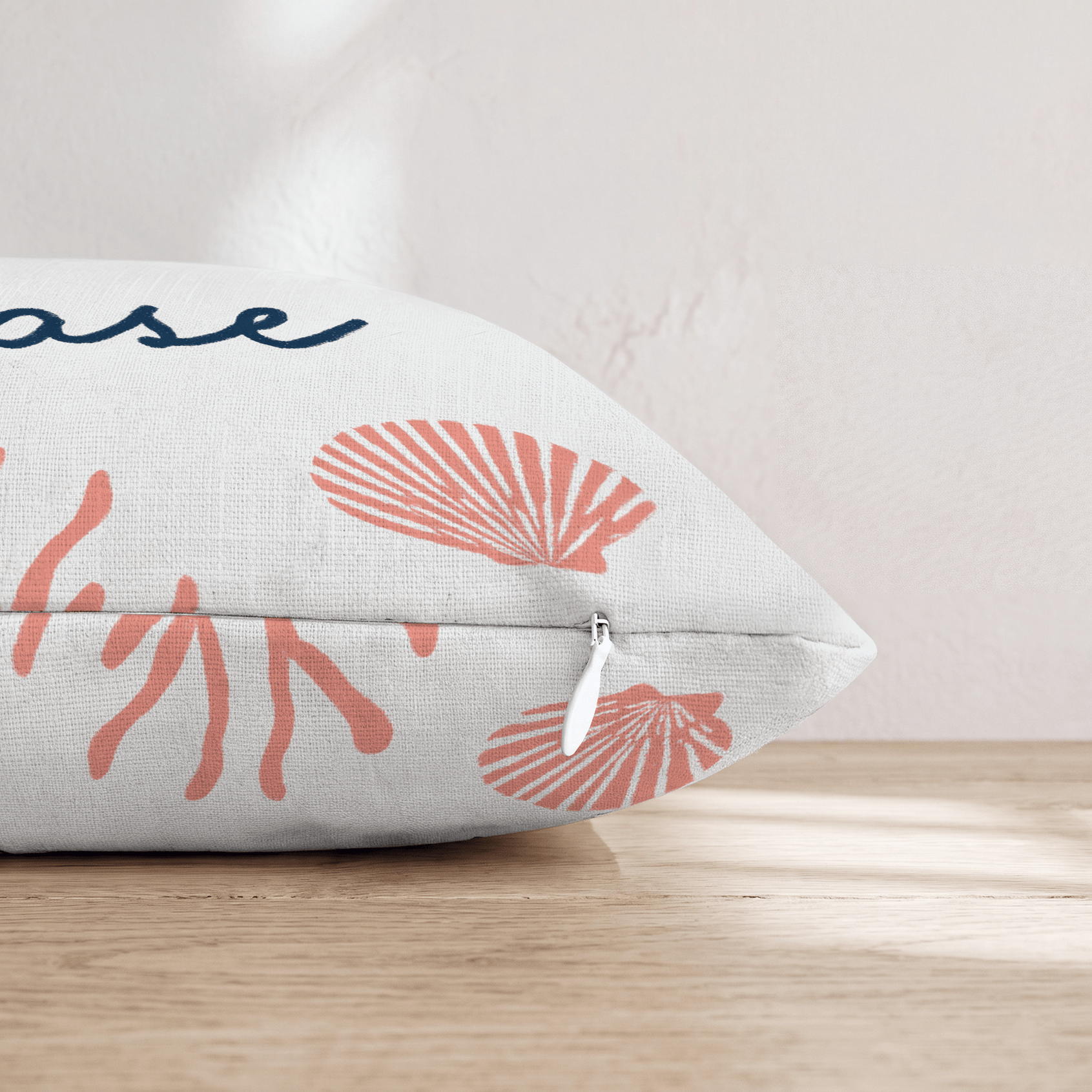 Beach Please Throw Pillow - Hillcroft Home