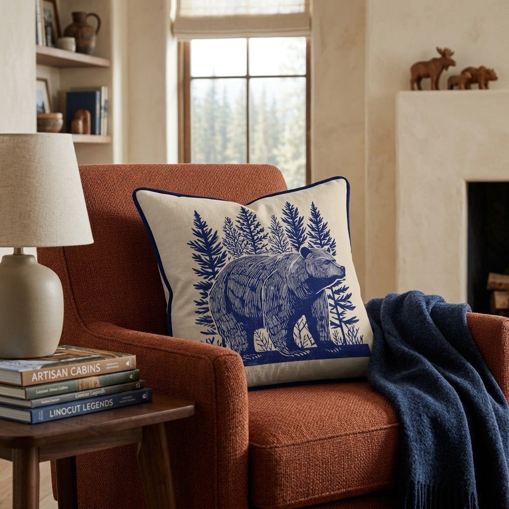 Bear Necessities Throw Pillow - Benton Lane Home - Hillcroft Home