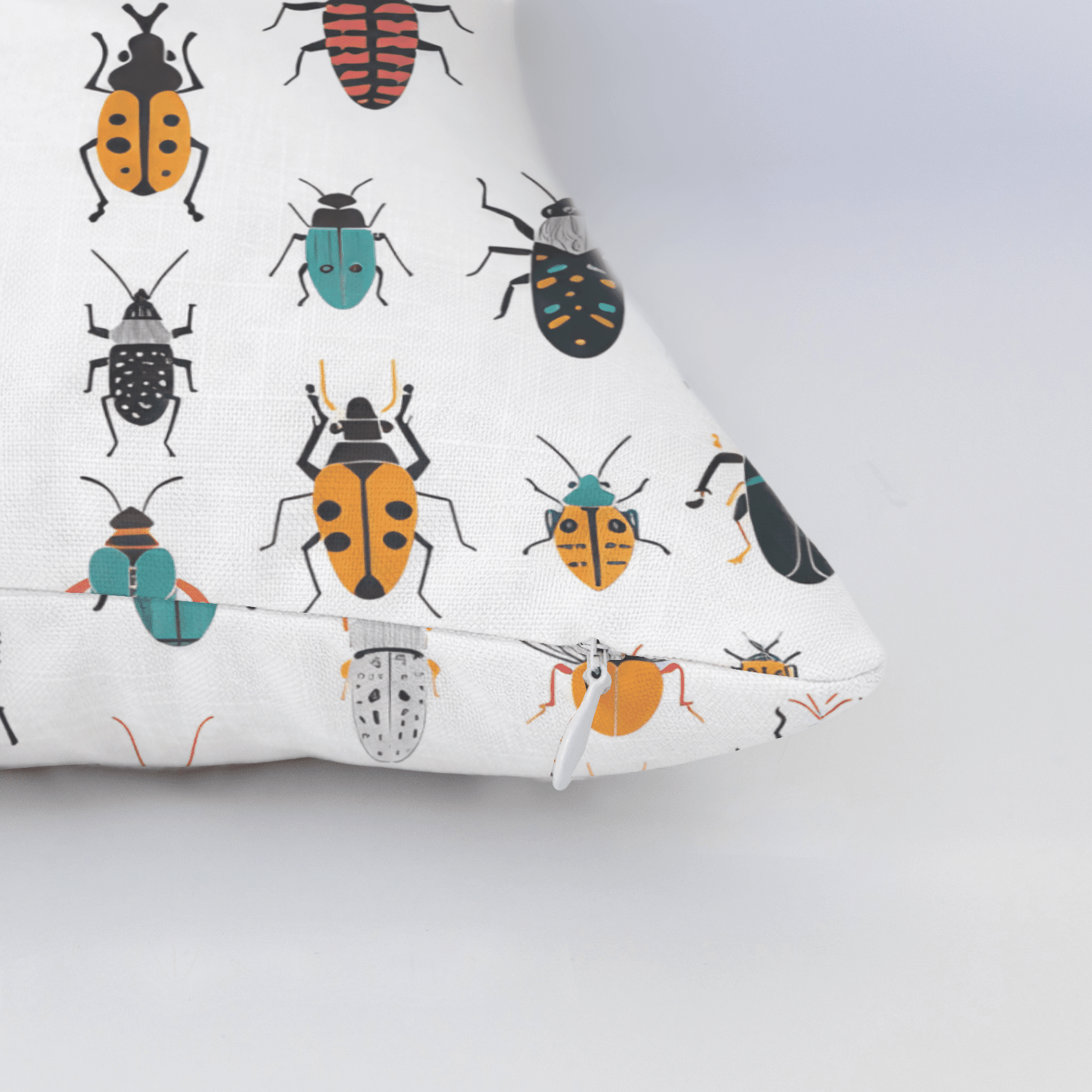 Beatle Mania Throw Pillow - Benton Lane Home - Lemon Park