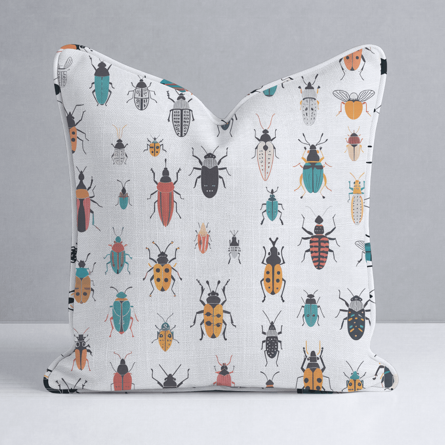 Beatle Mania Throw Pillow - Benton Lane Home - Lemon Park