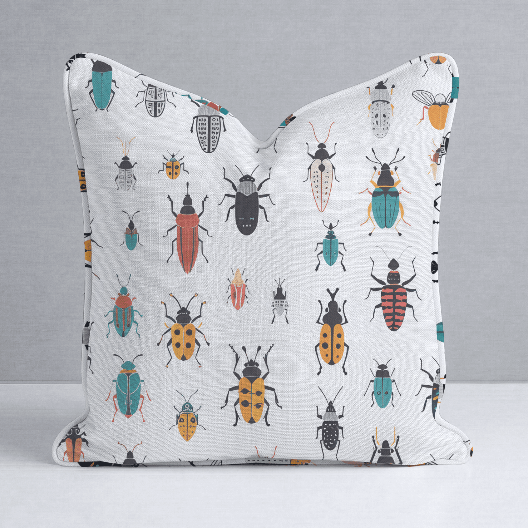 Beatle Mania Throw Pillow - Benton Lane Home - Lemon Park