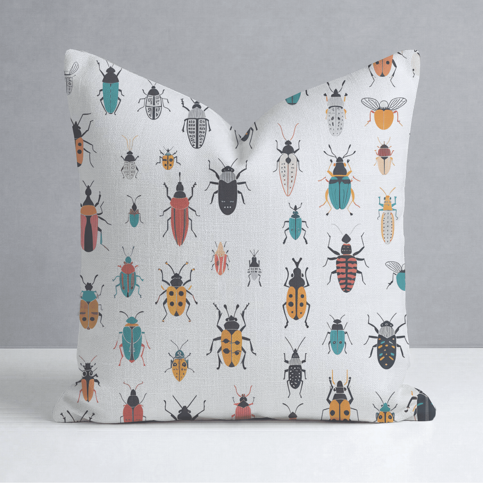 Beatle Mania Throw Pillow - Benton Lane Home - Lemon Park