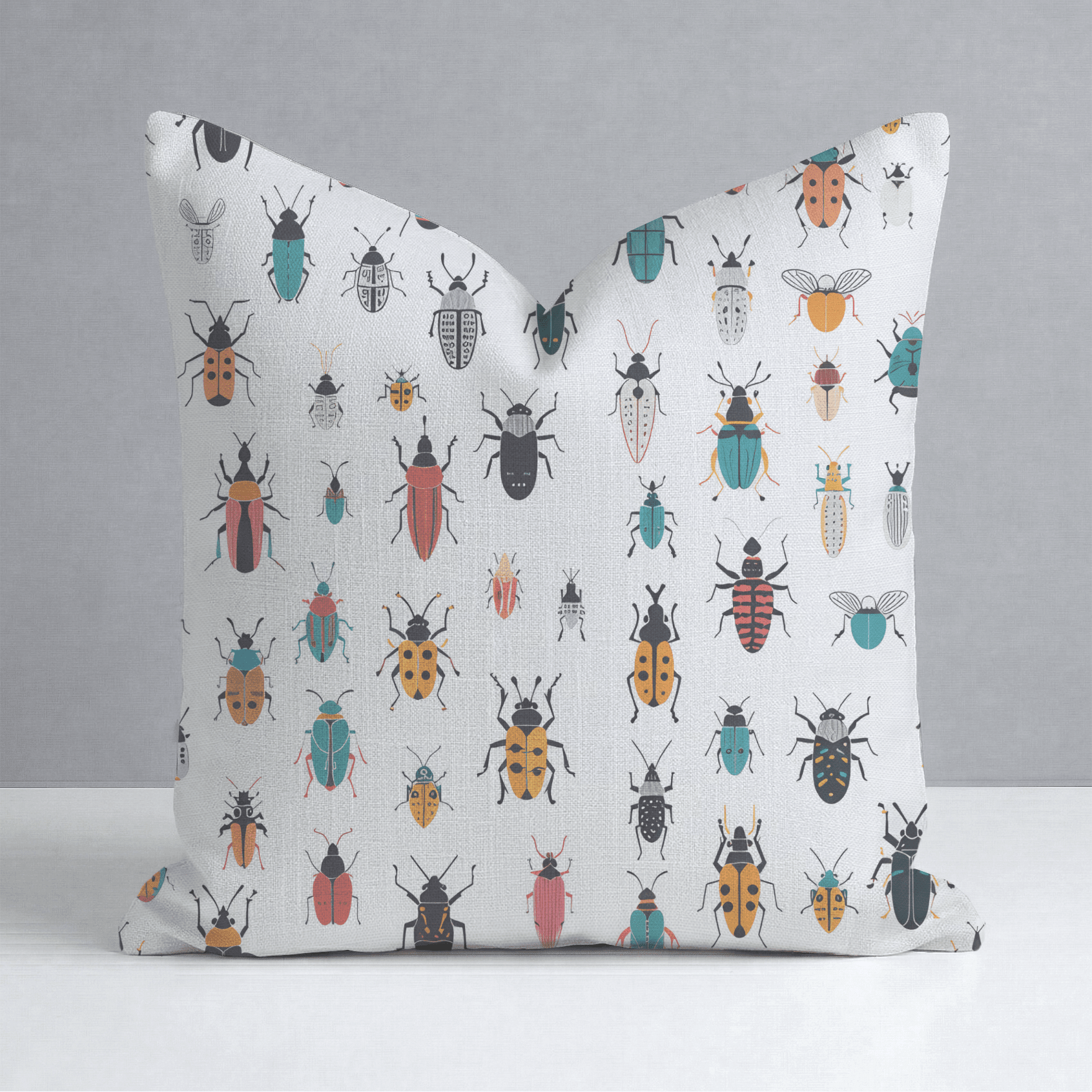 Beatle Mania Throw Pillow - Benton Lane Home - Lemon Park
