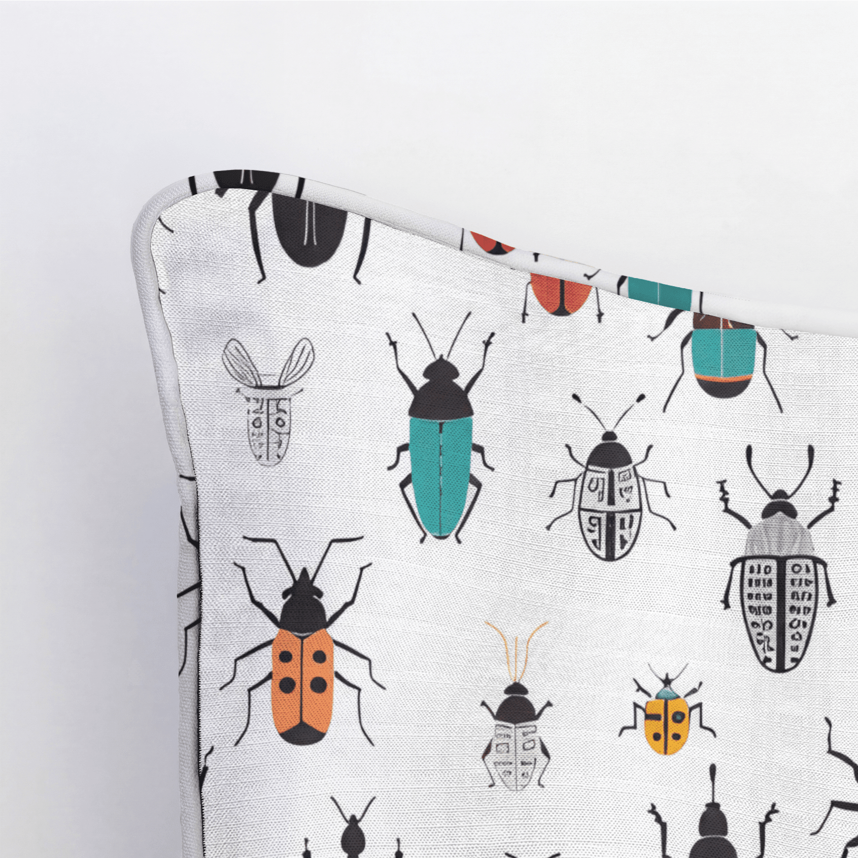 Beatle Mania Throw Pillow - Benton Lane Home - Lemon Park