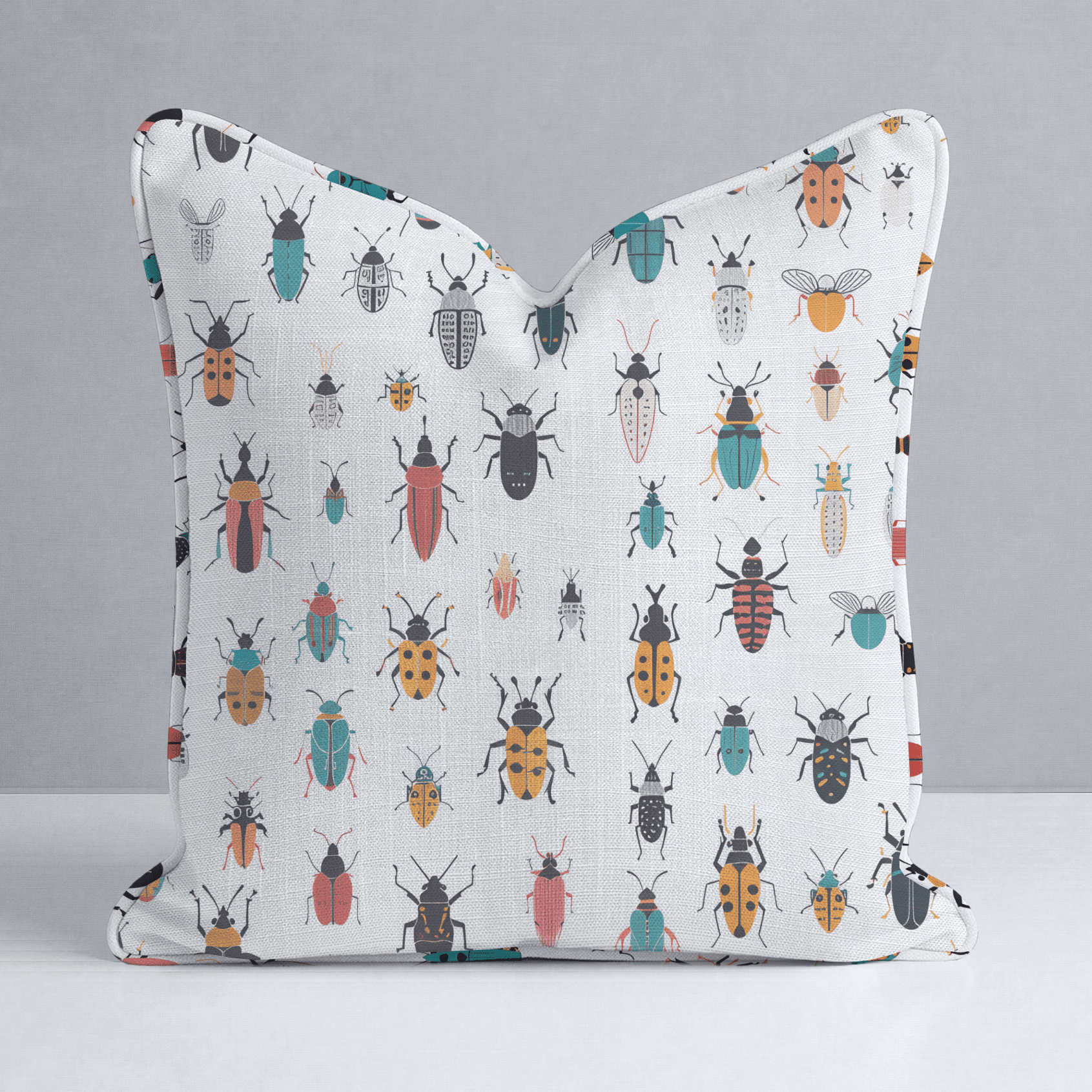 Beatle Mania Throw Pillow - Benton Lane Home - Lemon Park