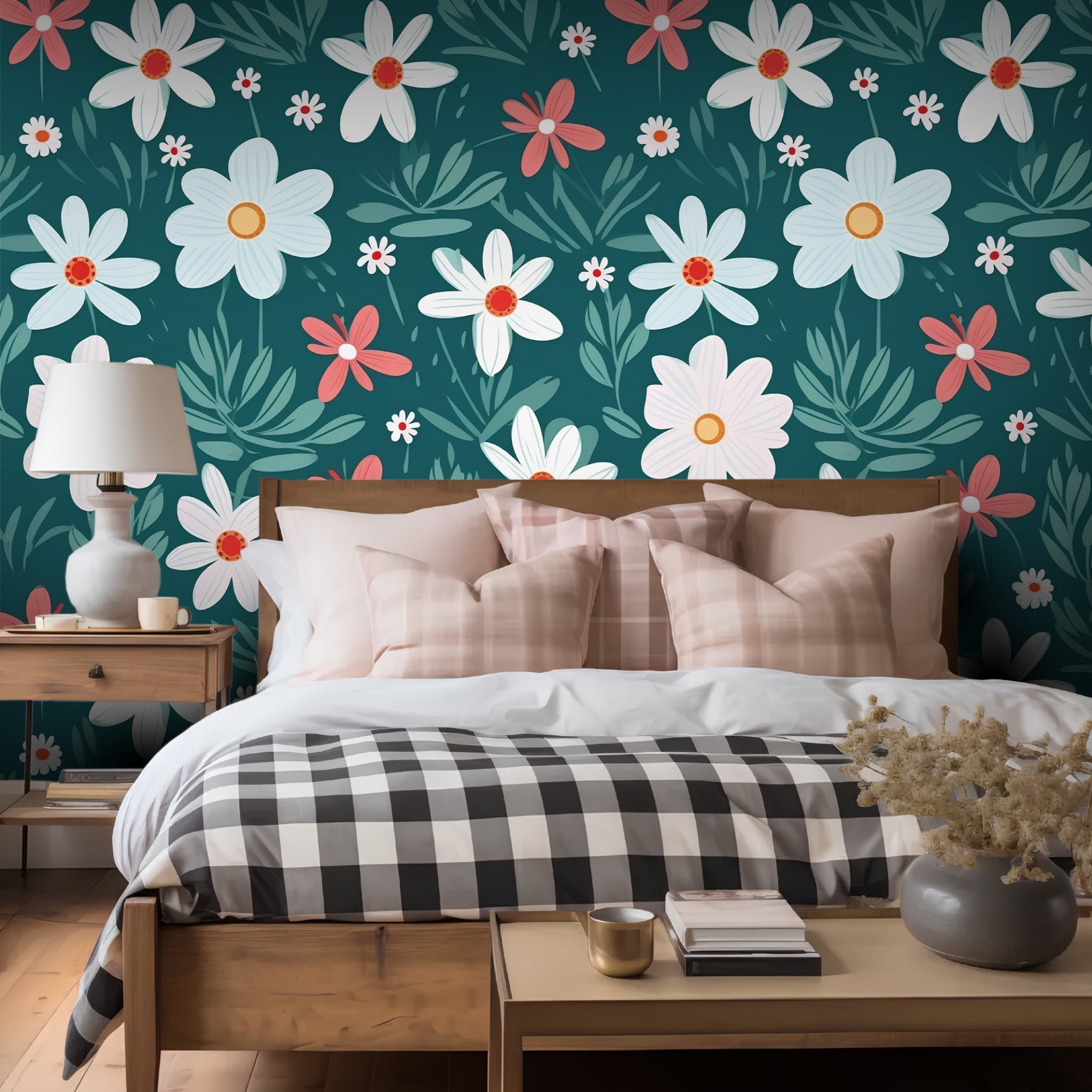 Beatrice Floral Wallpaper - Benton Lane Home - Painted Paper