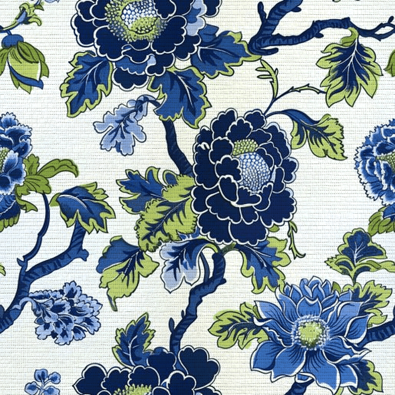 Beatriz Floral Faux Grasscloth Wallpaper - Painted Paper