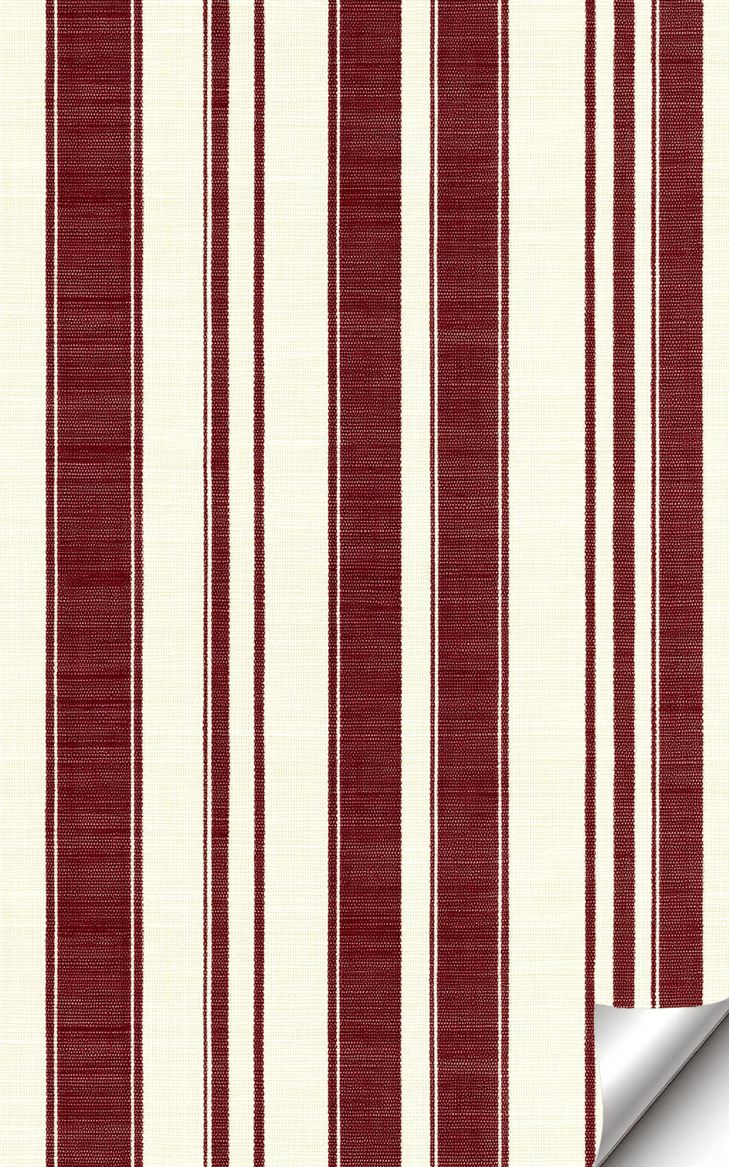 Beauregard Abstract Red Stripes Wallpaper - Benton Lane Home - Anthem Classic