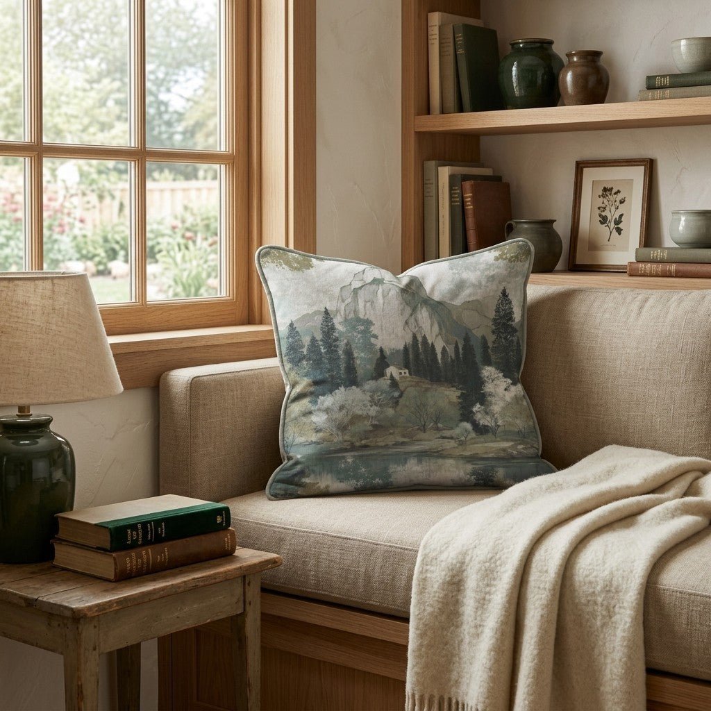 Beautiful View Throw Pillow - Benton Lane Home - Hillcroft Home