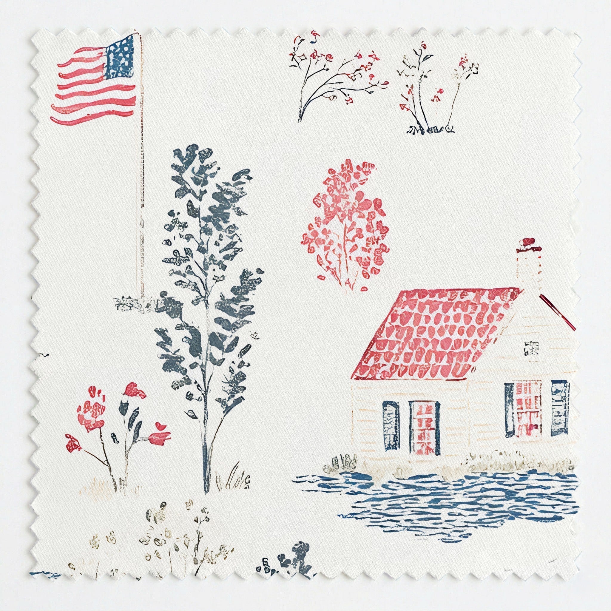 Beaver Lake - Fabric - Benton Lane Home - Lemon Park