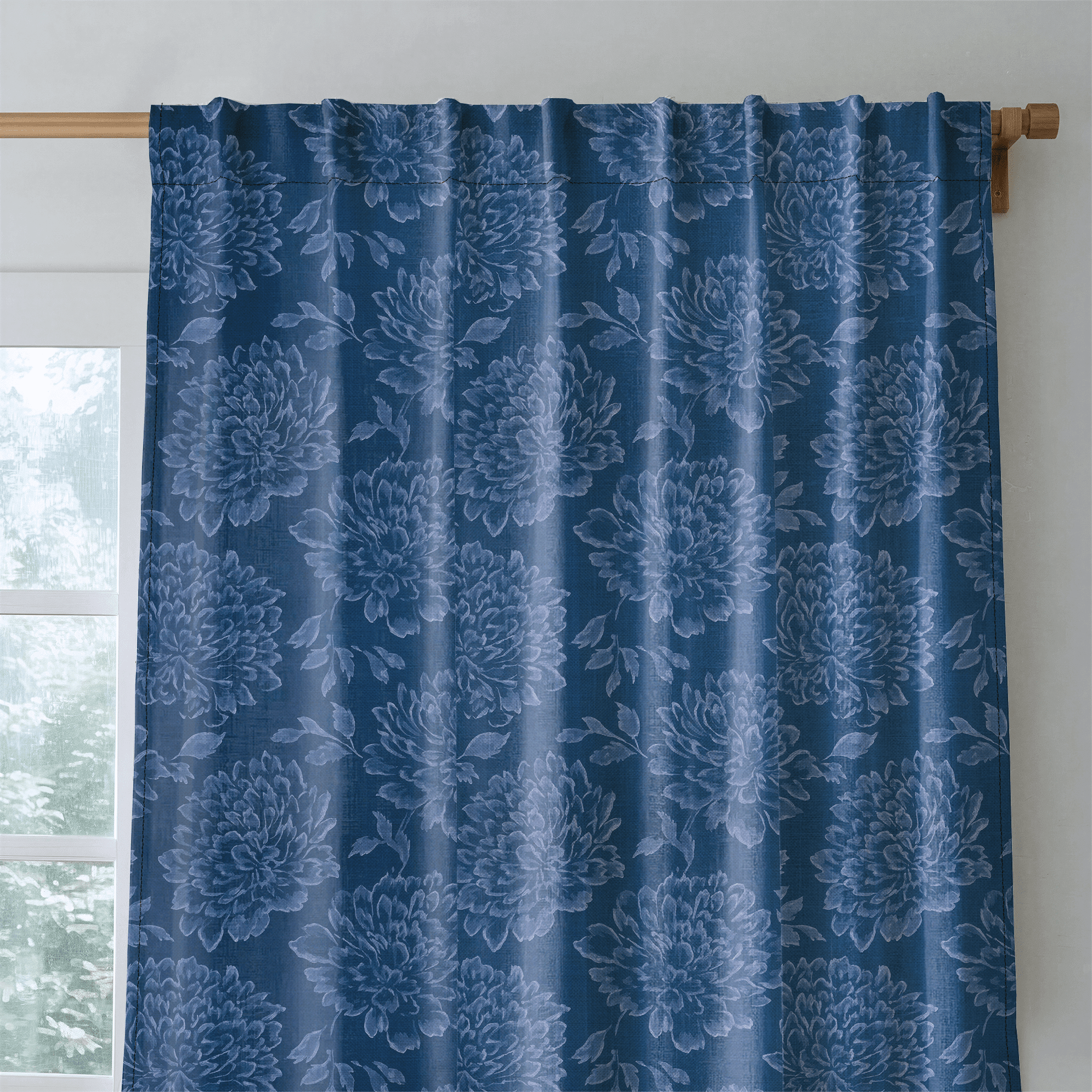 Bedford Blue - Drapery - Benton Lane Home - Lemon Park