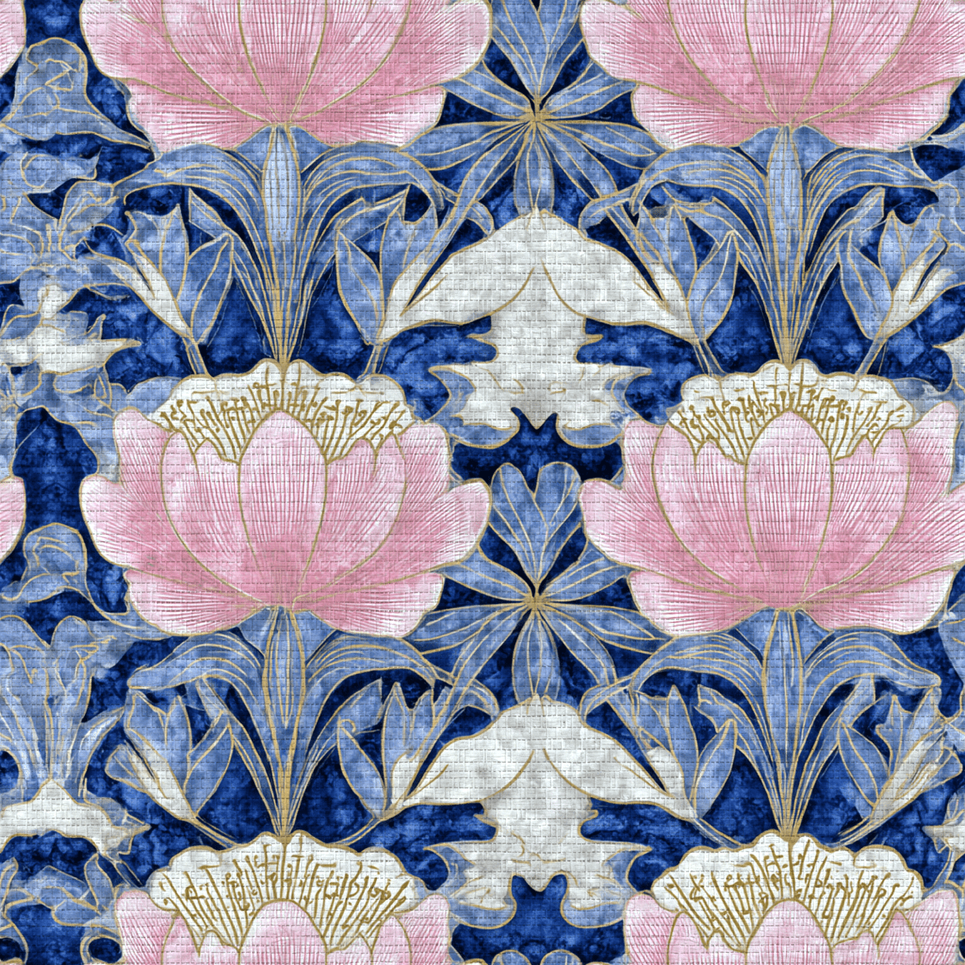 Bejeweled Faux Grasscloth Wallpaper - Lemon Park