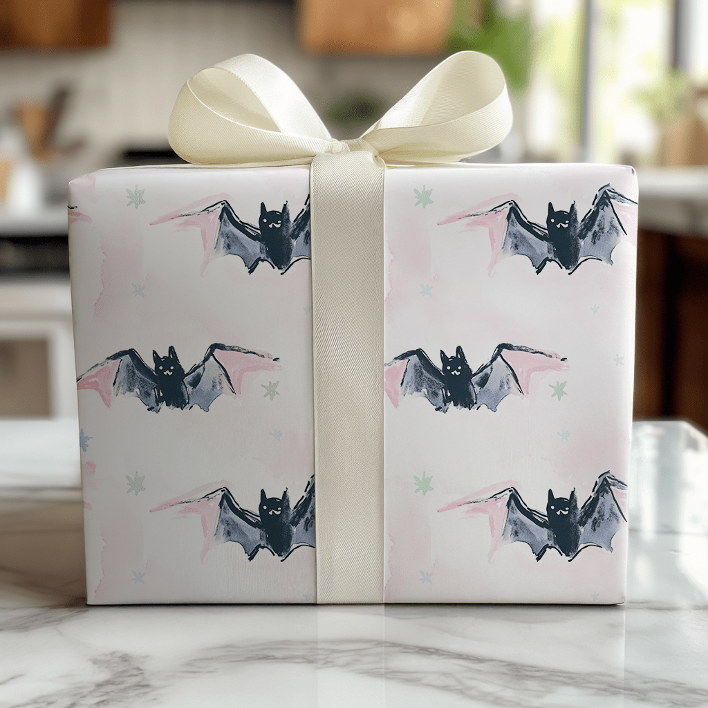 Bekah Bat - Wrapping Paper - Benton Lane Home - Lemon Park