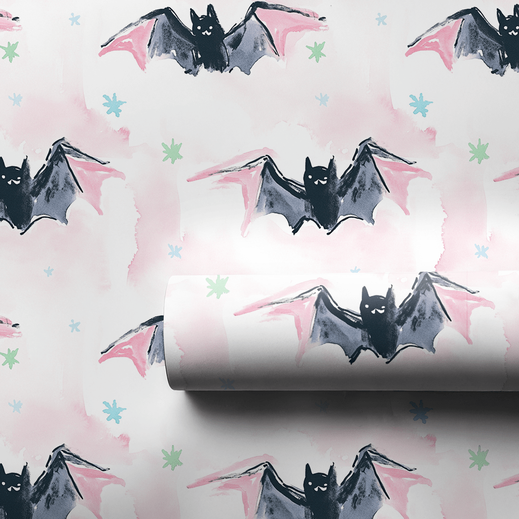 Bekah Bat - Wrapping Paper - Benton Lane Home - Lemon Park