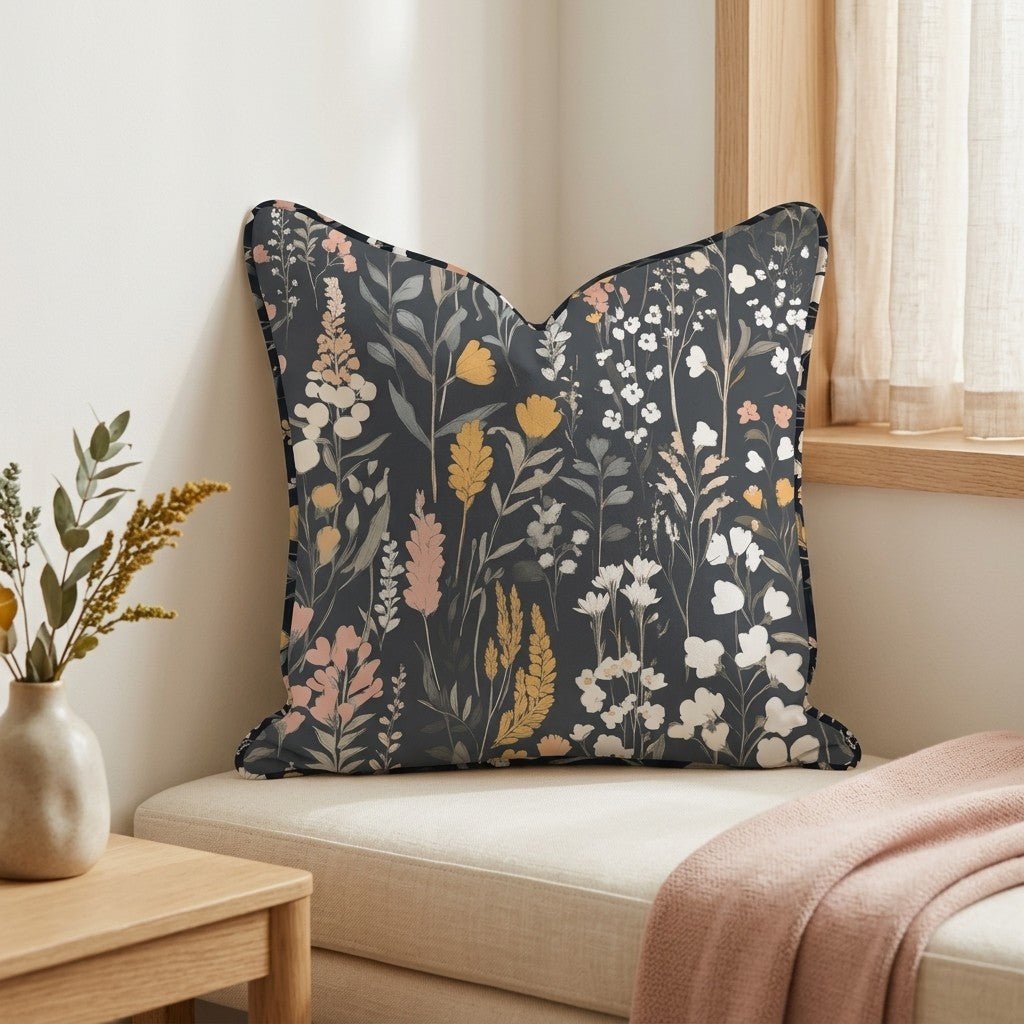 Bell Meadow Throw Pillow - Benton Lane Home - Lemon Park